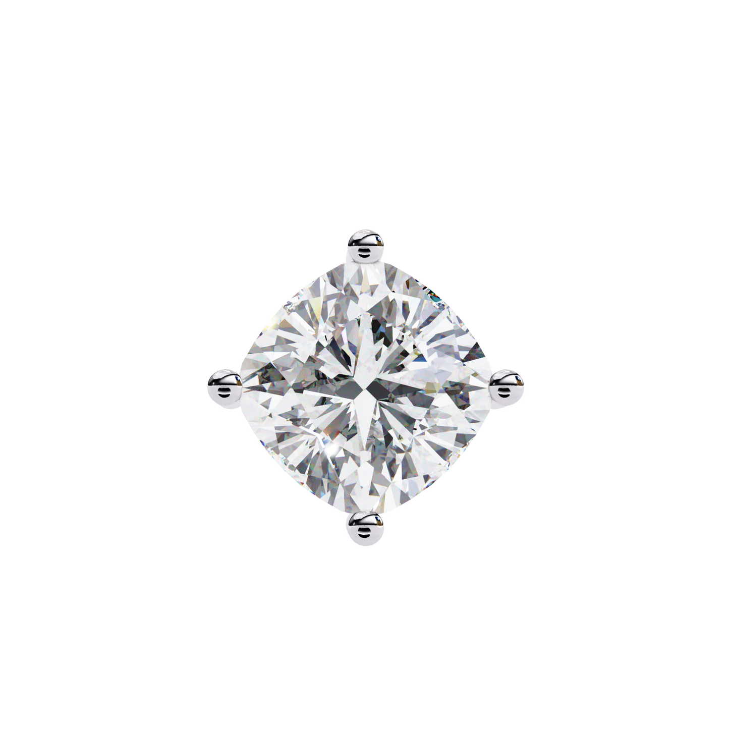 Frost Cushion – Lab Diamond Solitaire Pendant