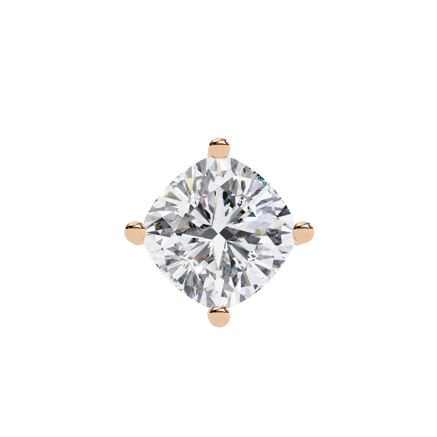 Frost Cushion – Lab Diamond Solitaire Pendant