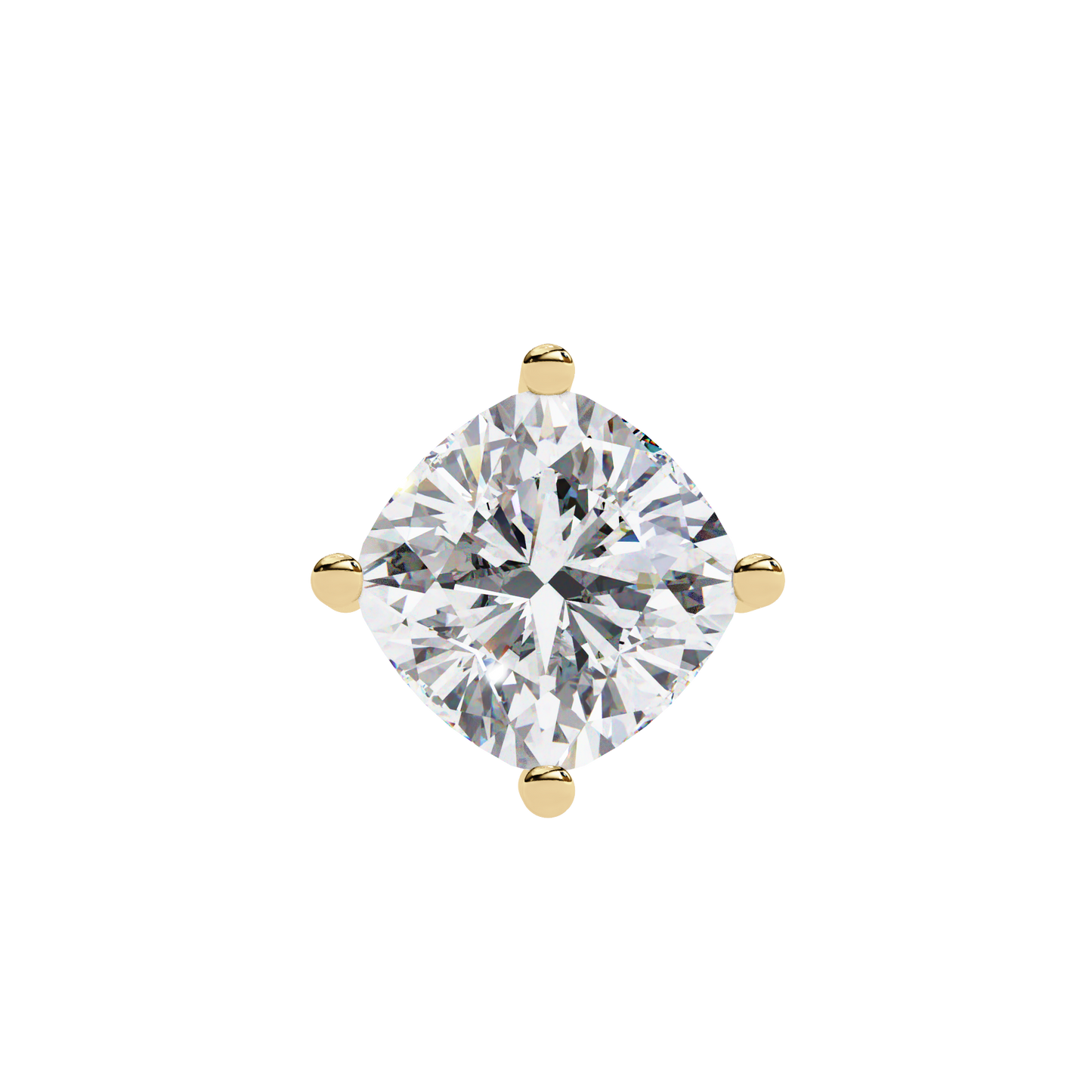 Frost Cushion – Lab Diamond Solitaire Pendant