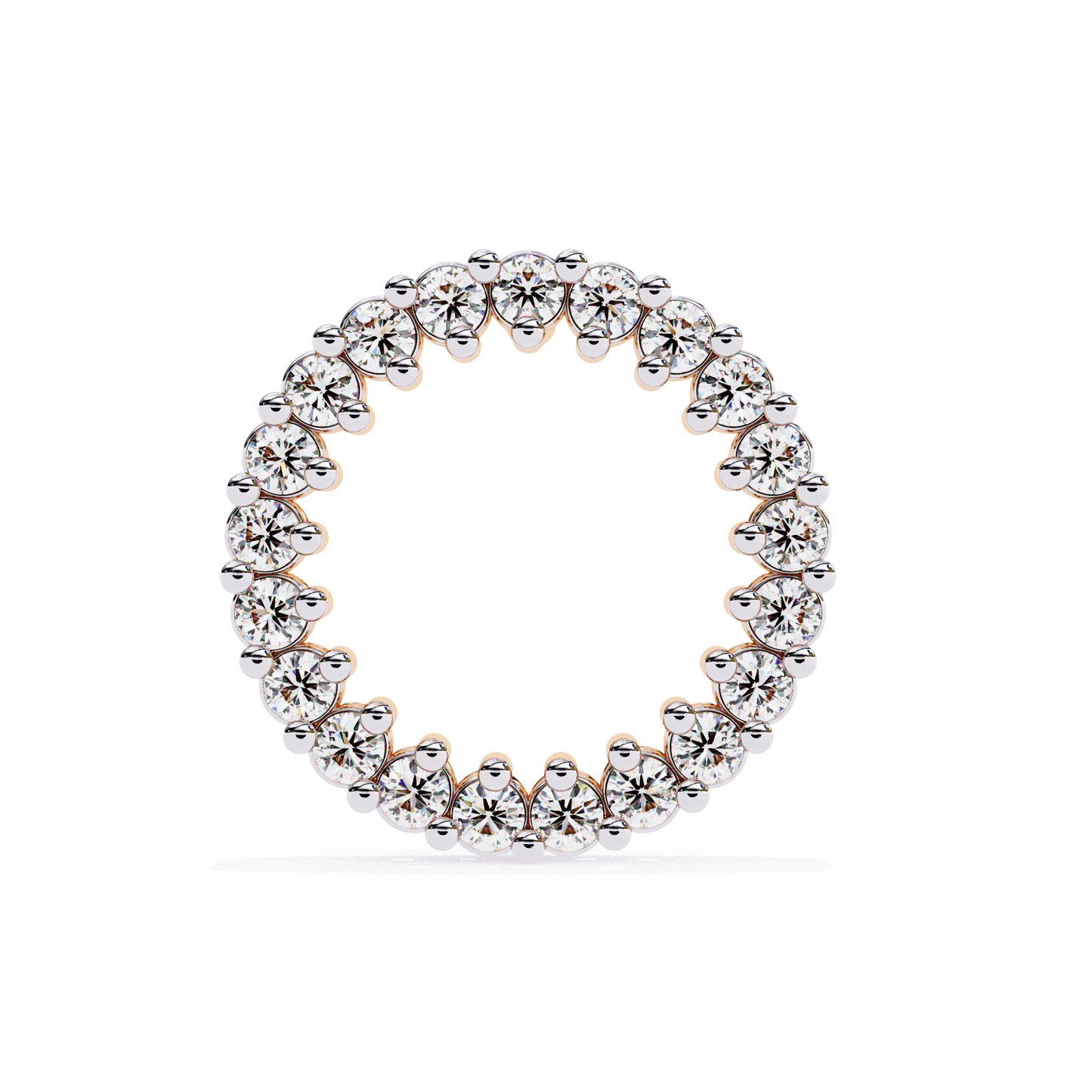 Glowline – Round Lab Diamond Mini Huggie Hoops