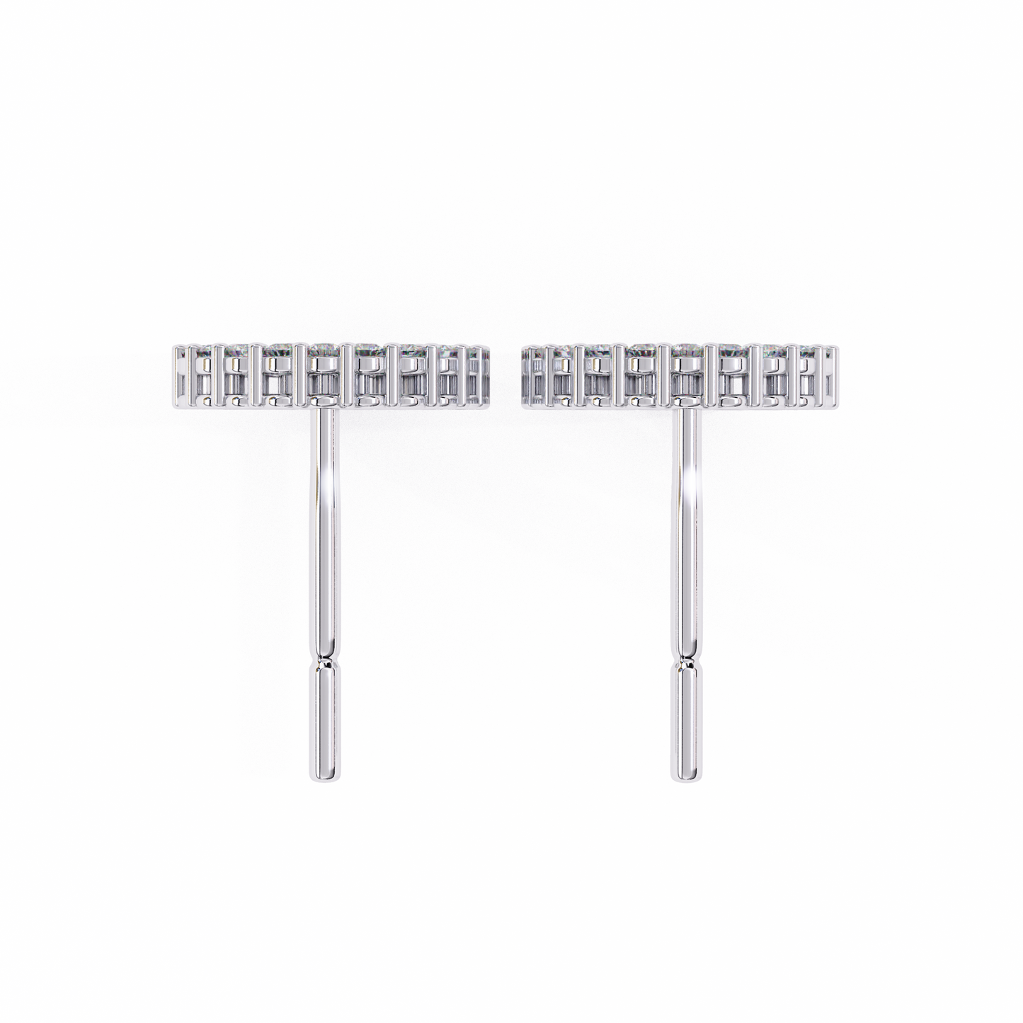 Glowline – Round Lab Diamond Mini Huggie Hoops