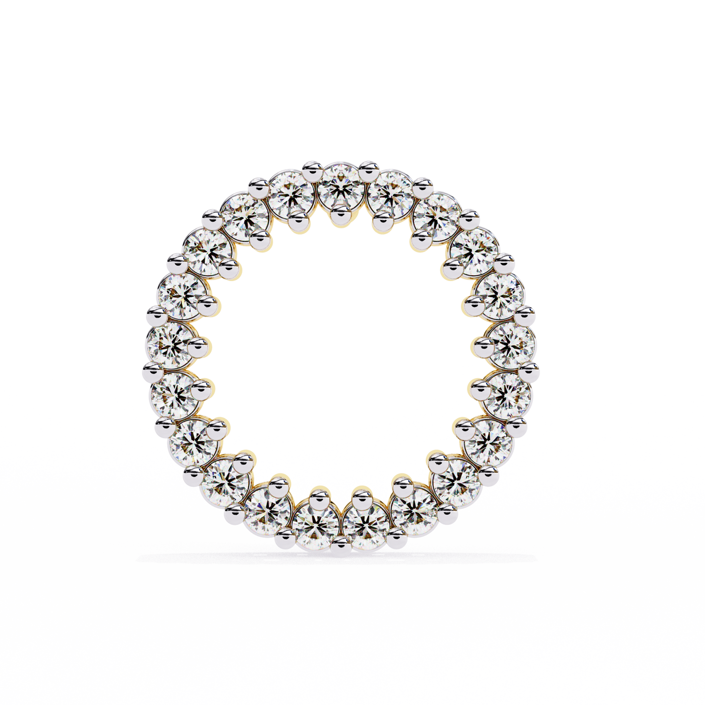 Glowline – Round Lab Diamond Mini Huggie Hoops