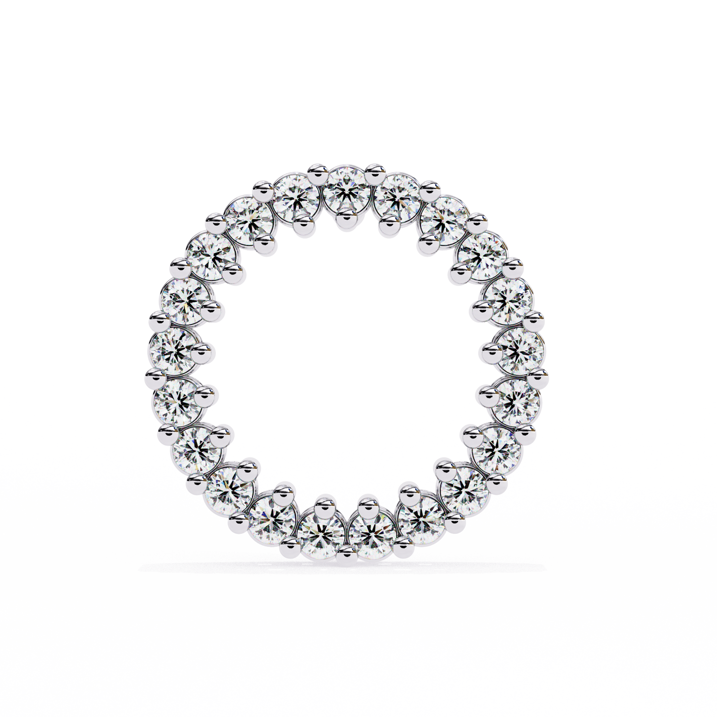 Glowline – Round Lab Diamond Mini Huggie Hoops