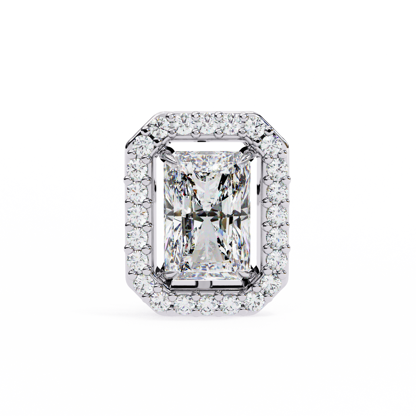 Empire Edge – Emerald Cut Lab Diamond Tapered Earrings