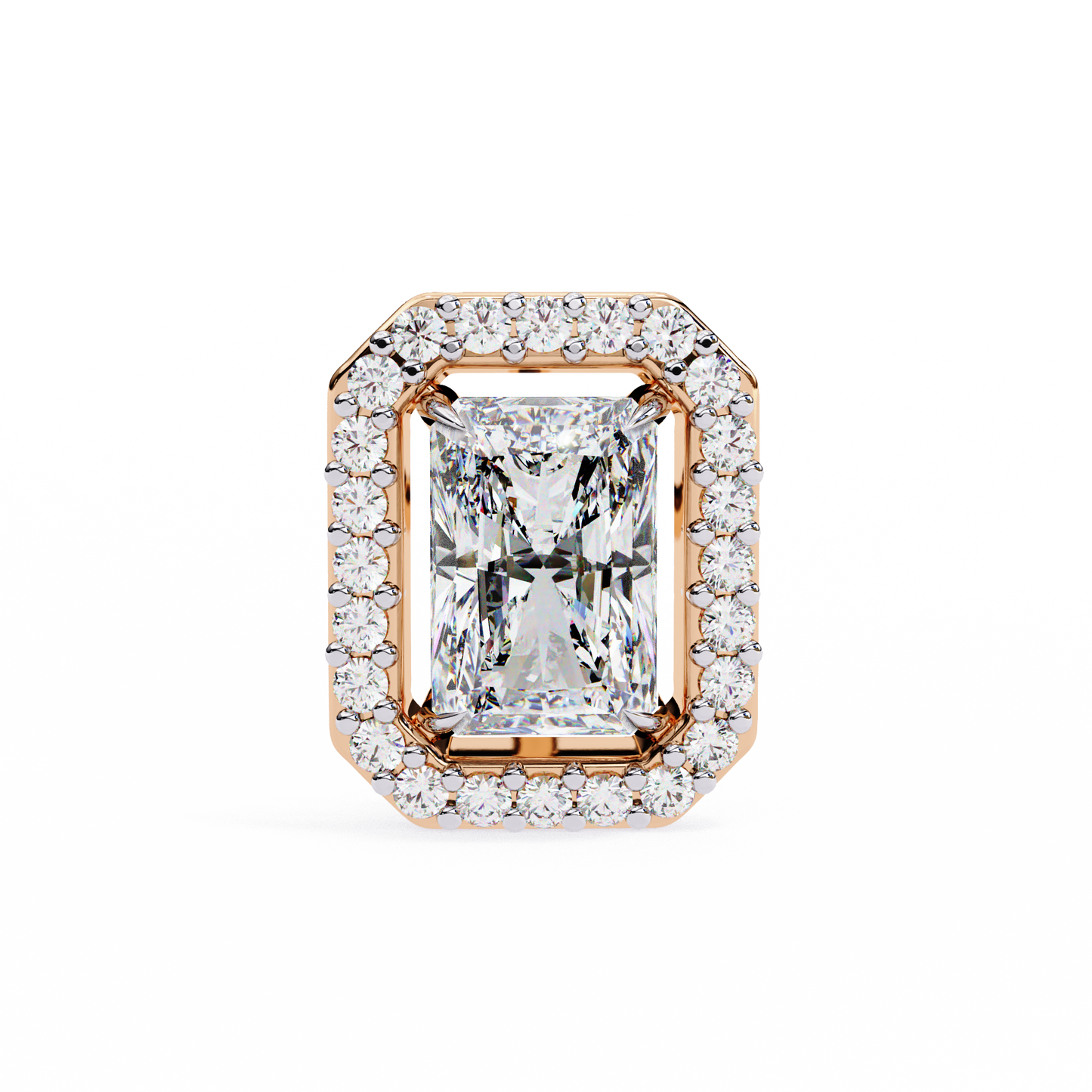 Empire Edge – Emerald Cut Lab Diamond Tapered Earrings