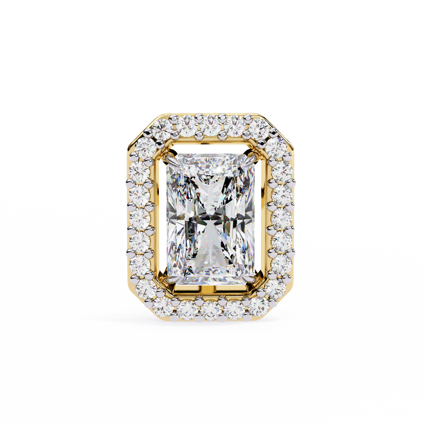 Empire Edge – Emerald Cut Lab Diamond Tapered Earrings