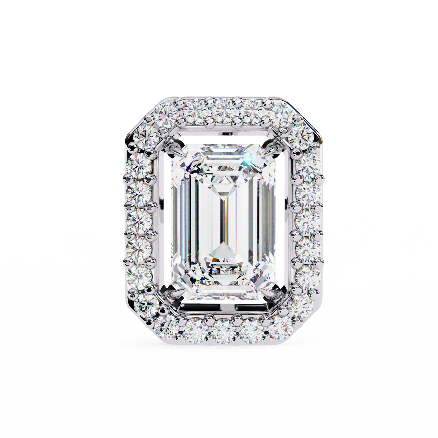 Radiant Flow – Radiant Cut Lab Diamond Cascading Earrings