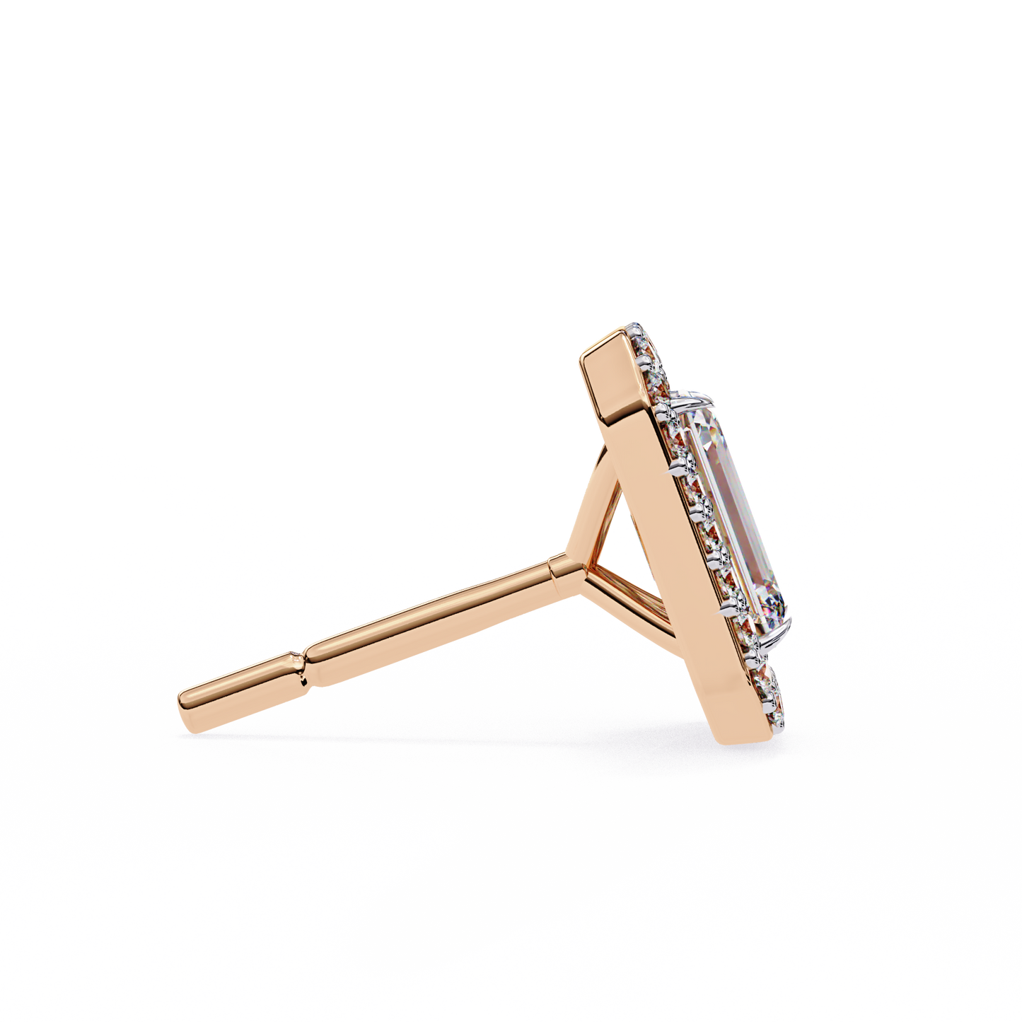 Radiant Flow – Radiant Cut Lab Diamond Cascading Earrings