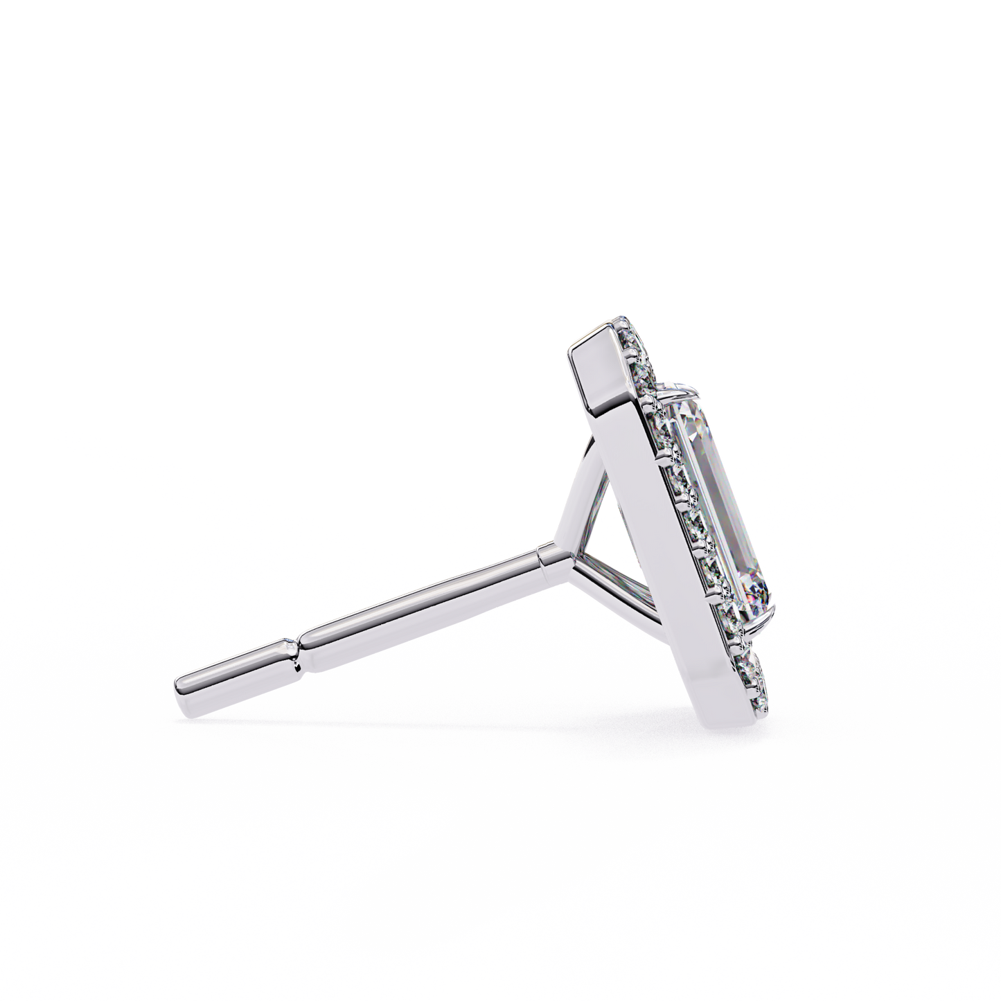 Radiant Flow – Radiant Cut Lab Diamond Cascading Earrings