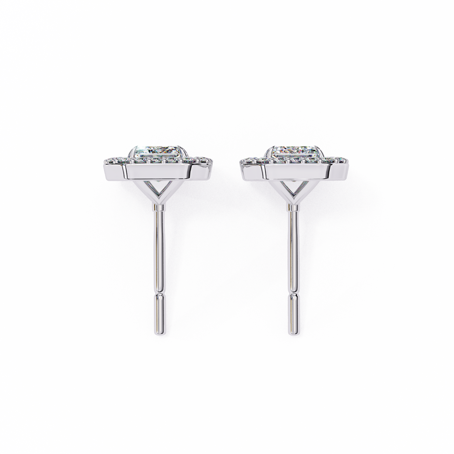 Radiant Flow – Radiant Cut Lab Diamond Cascading Earrings