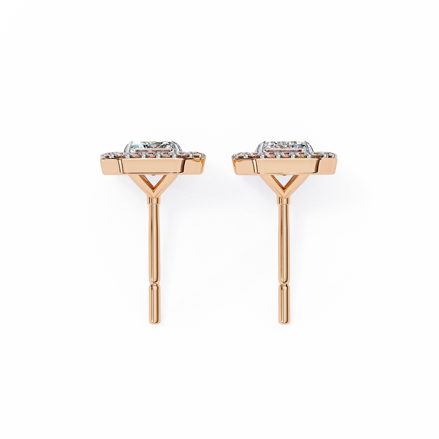 Radiant Flow – Radiant Cut Lab Diamond Cascading Earrings