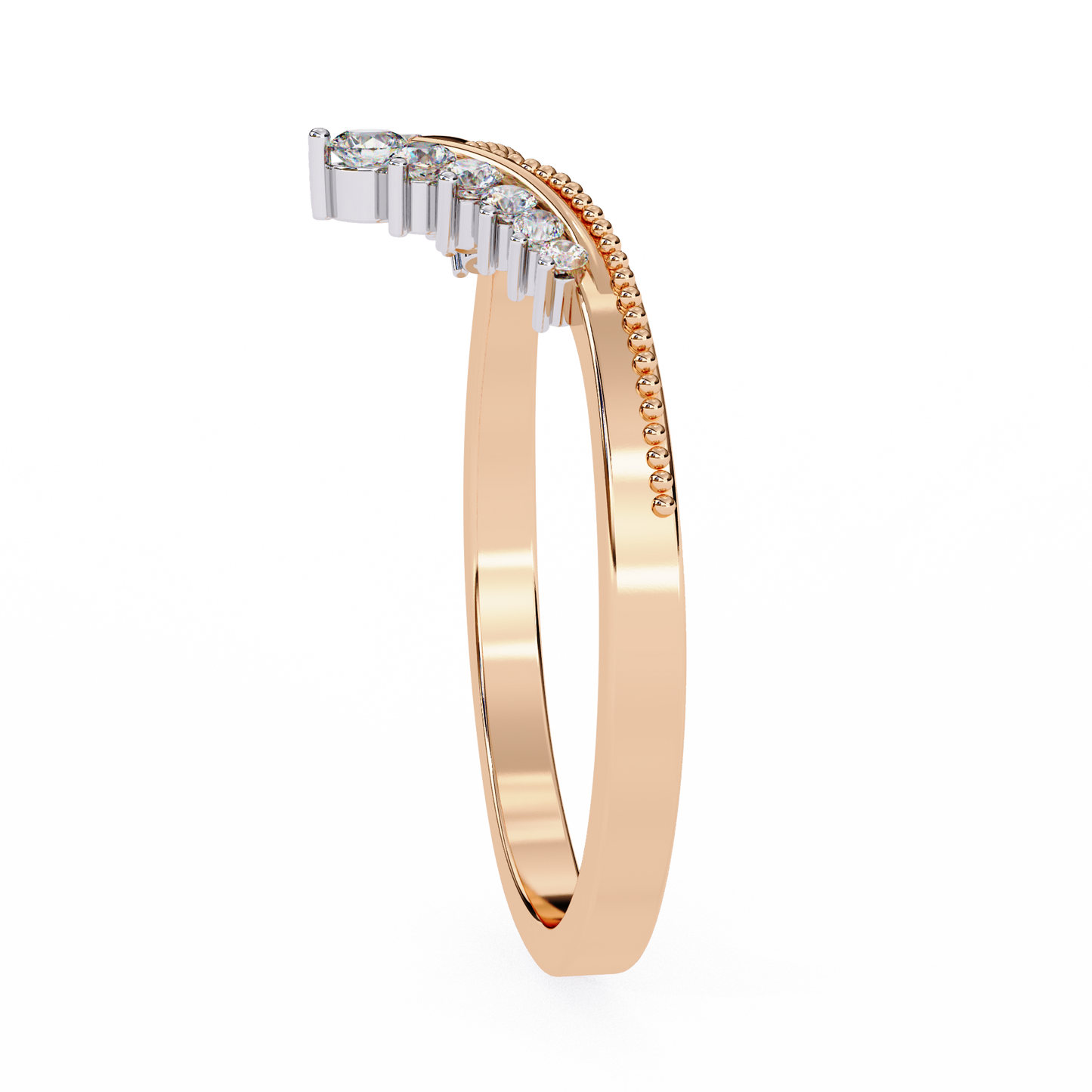 Eterna Linea – Round Lab Diamond Micro Pavé Ring