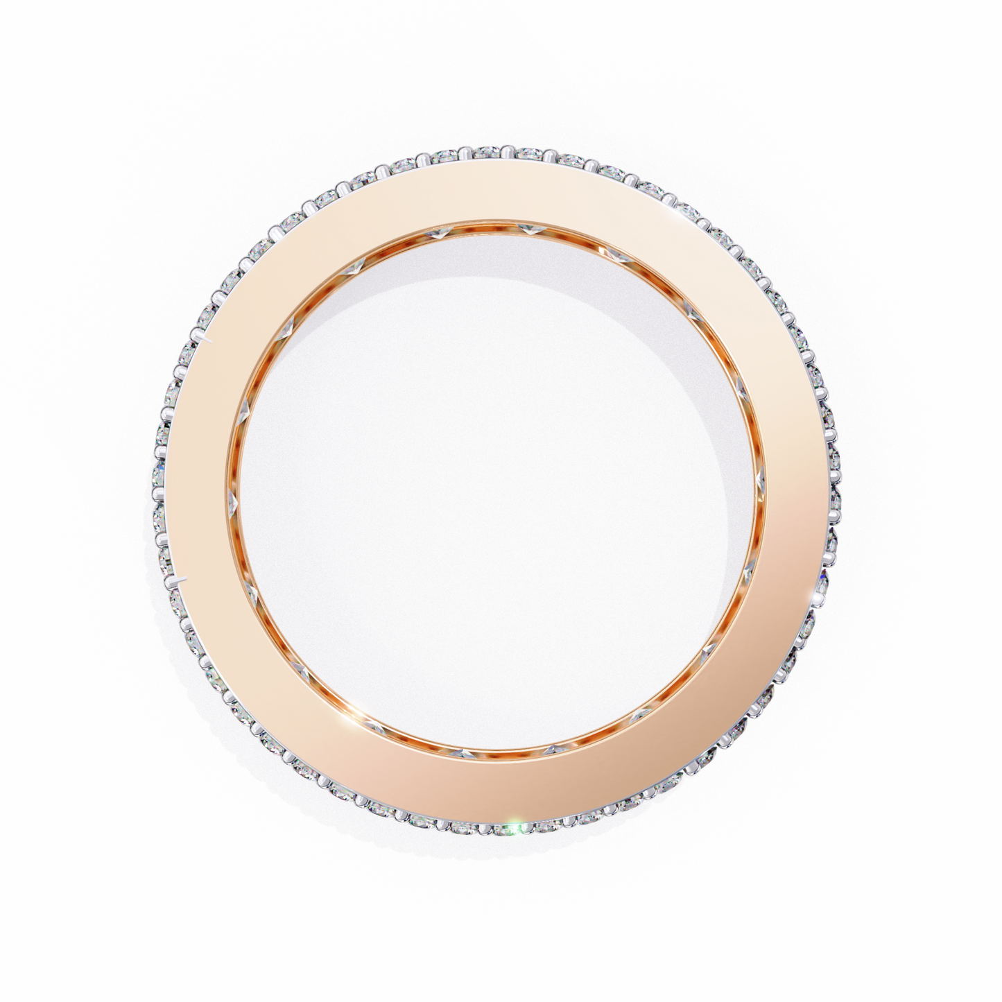 Crownline Spark – Princess & Round Lab Diamond Cluster Band