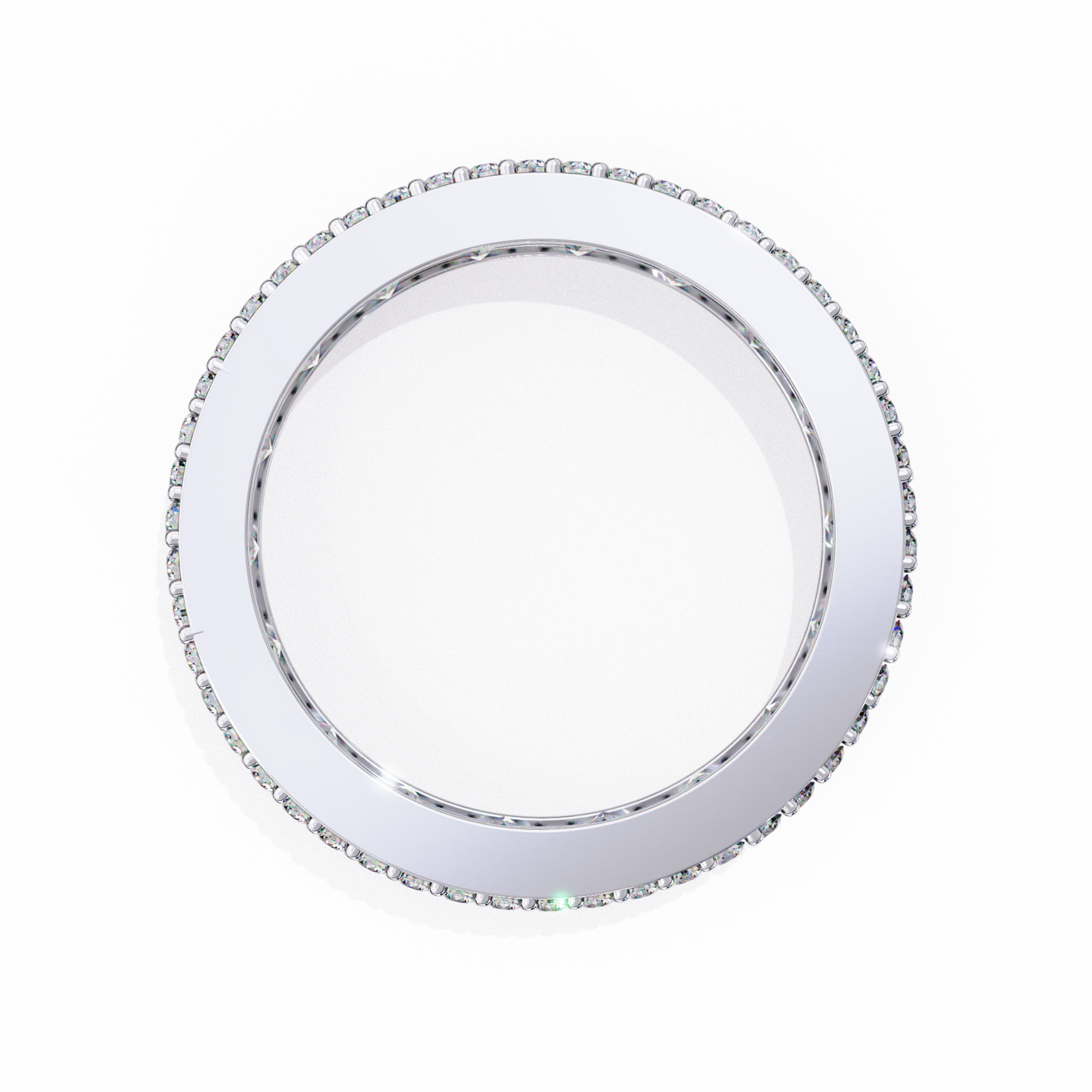 Crownline Spark – Princess & Round Lab Diamond Cluster Band