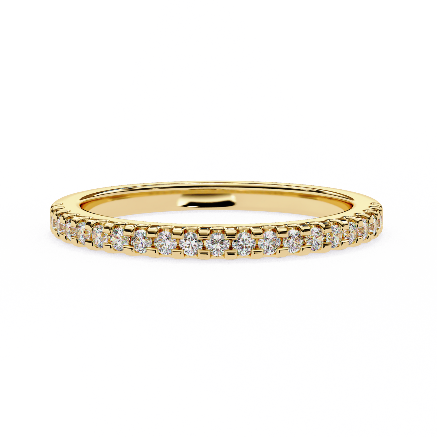 Lyric Band – Round Lab Diamond Alternating Stack Ring