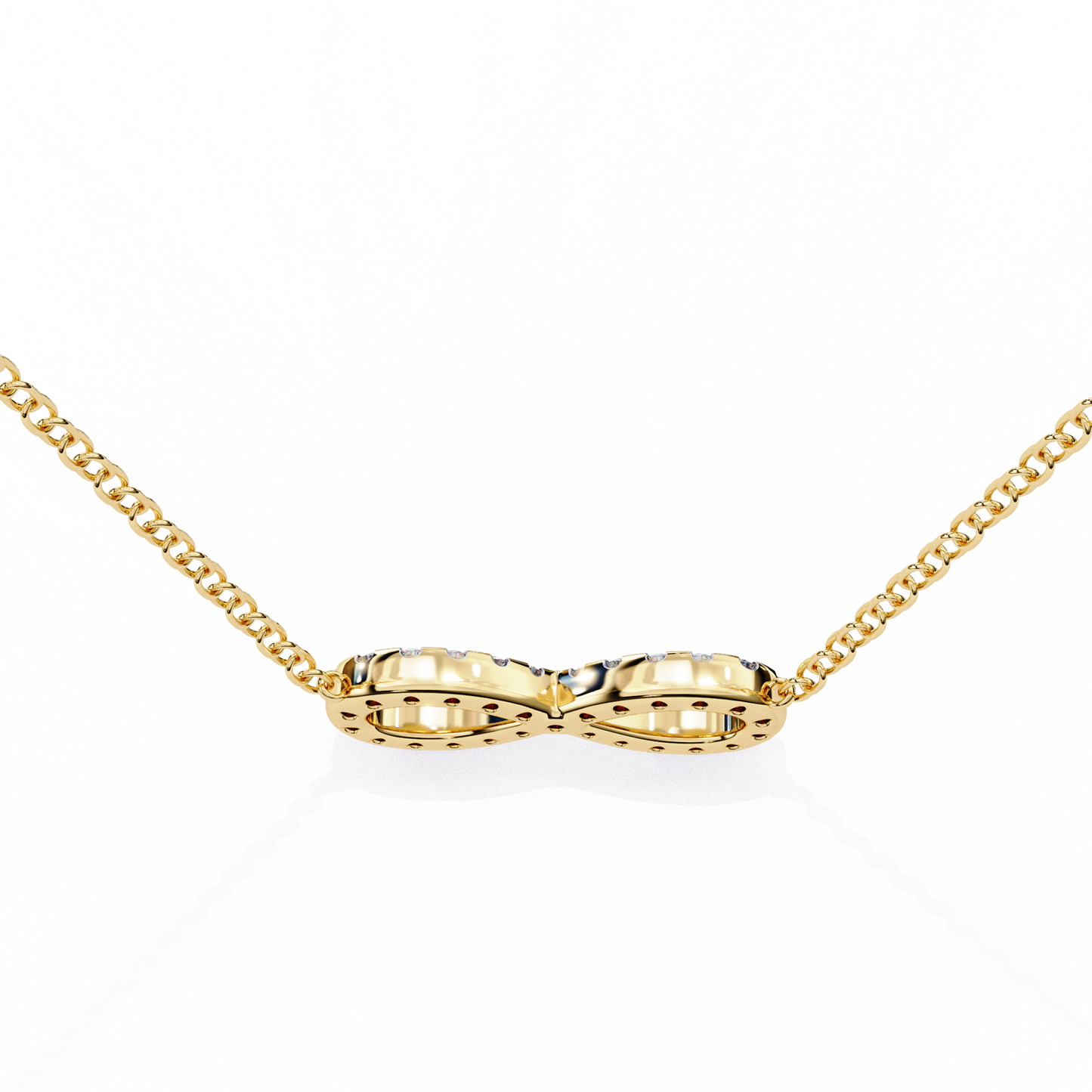 Infinity Whisper – Lab Diamond Infinity Necklace