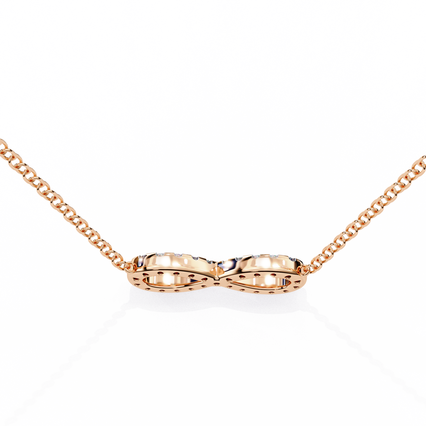 Infinity Whisper – Lab Diamond Infinity Necklace