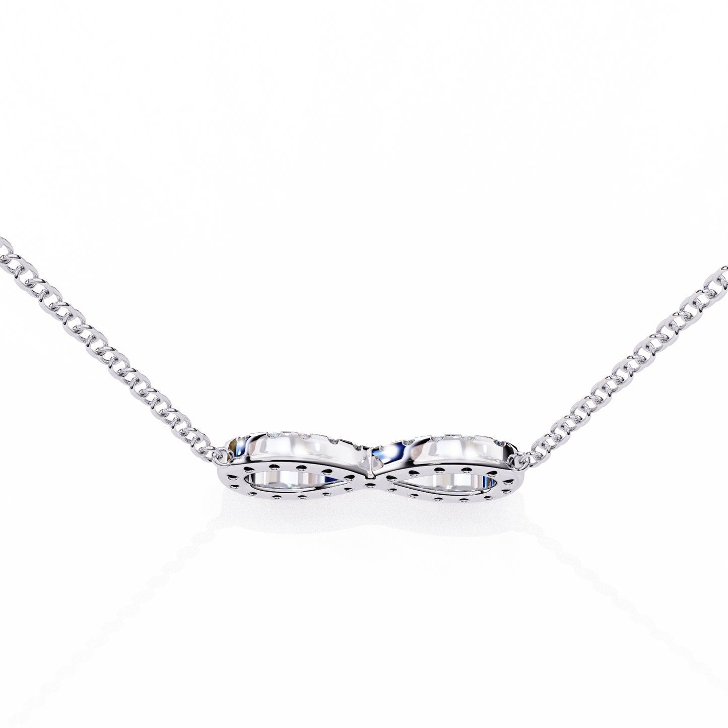 Infinity Whisper – Lab Diamond Infinity Necklace