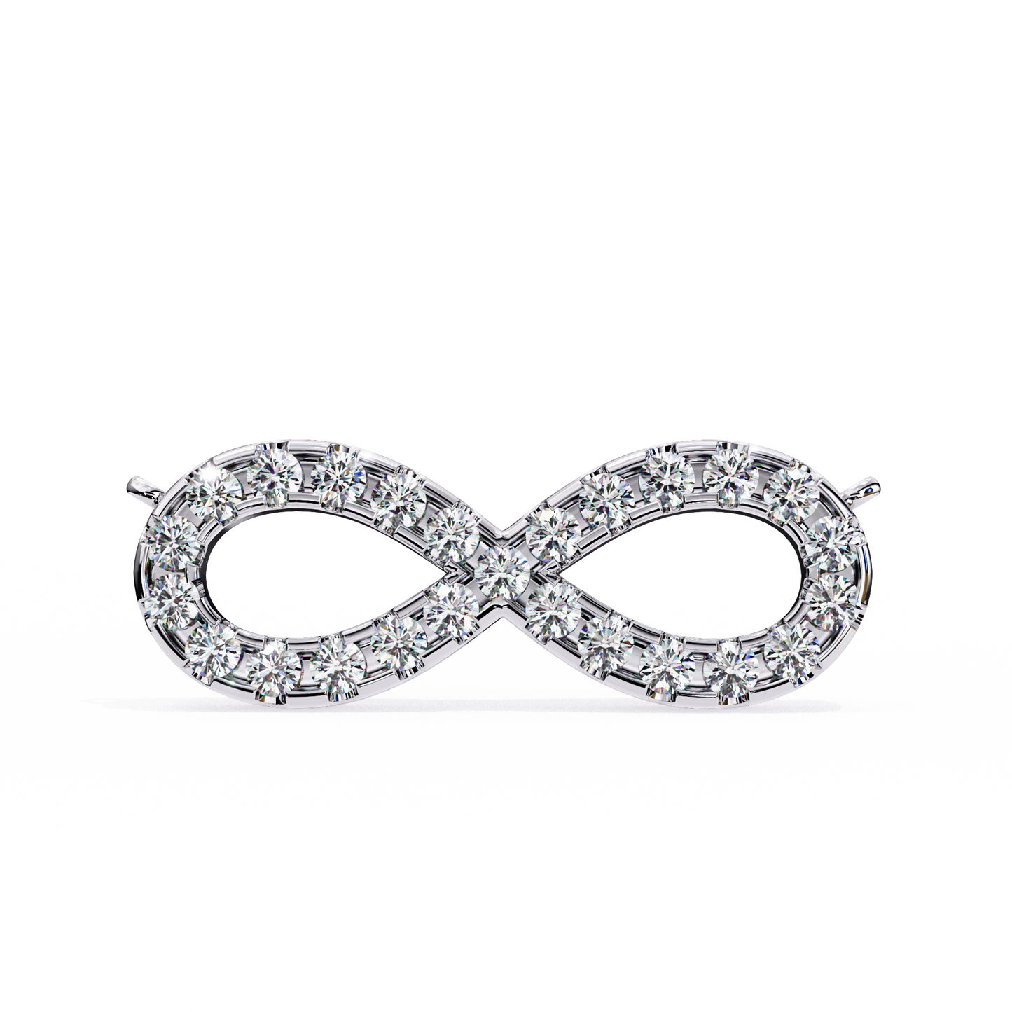 Infinity Whisper – Lab Diamond Infinity Necklace