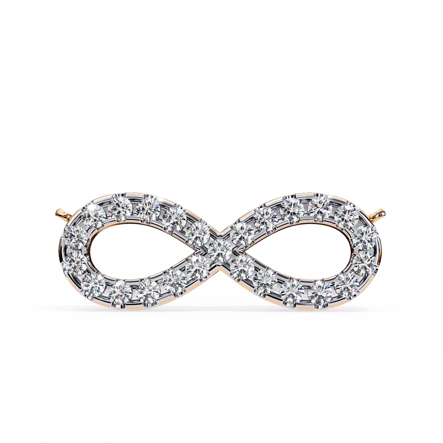 Infinity Whisper – Diamond Infinity Necklace