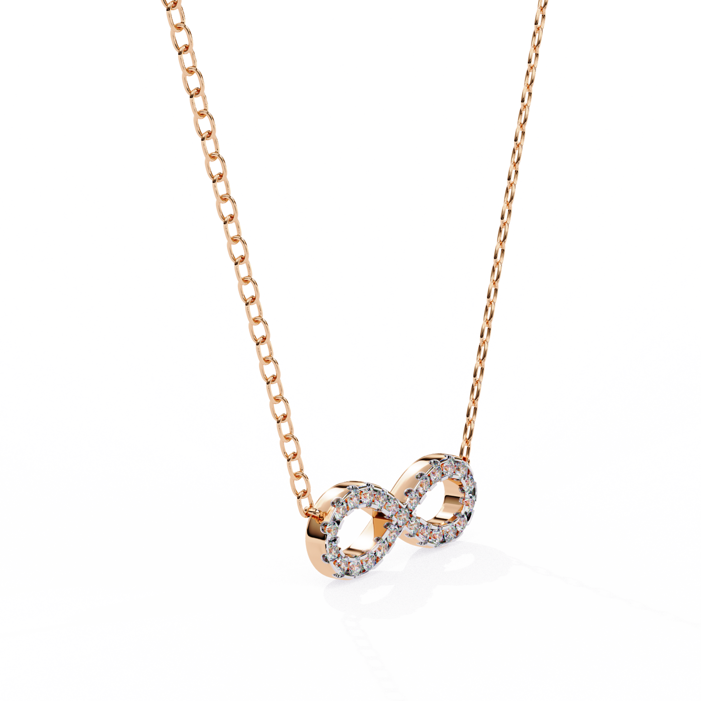 Infinity Whisper – Lab Diamond Infinity Necklace