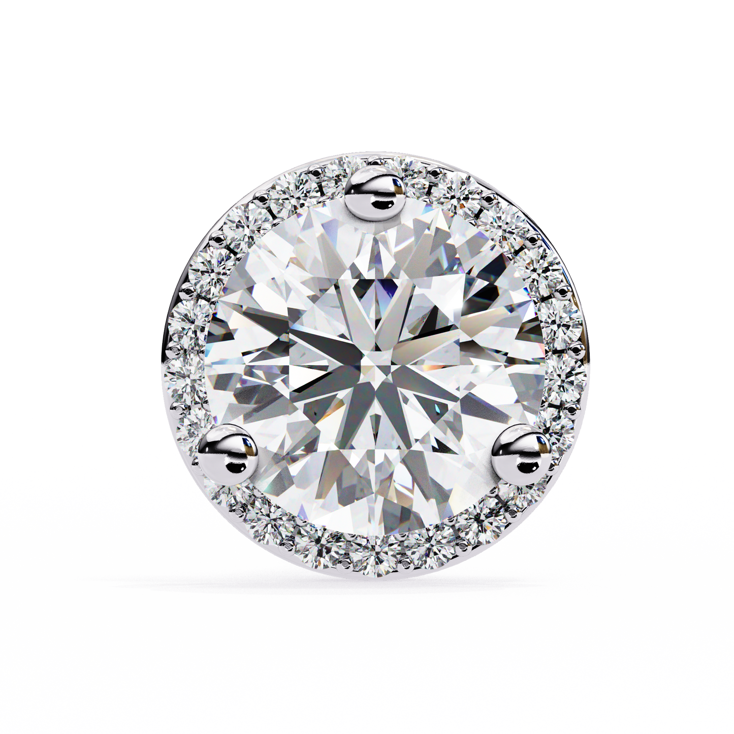 Frost Line – Round Lab Diamond Linear Drop Earrings