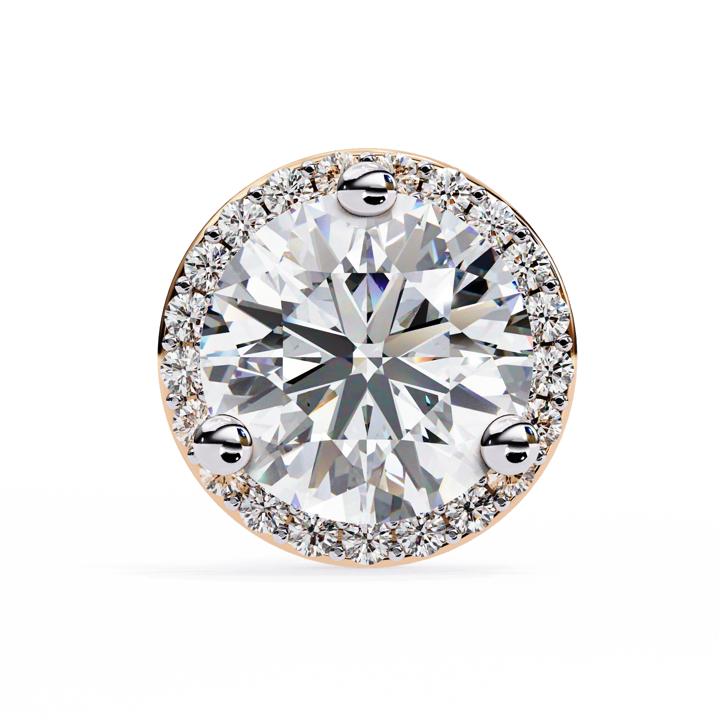 Frost Line – Round Lab Diamond Linear Drop Earrings