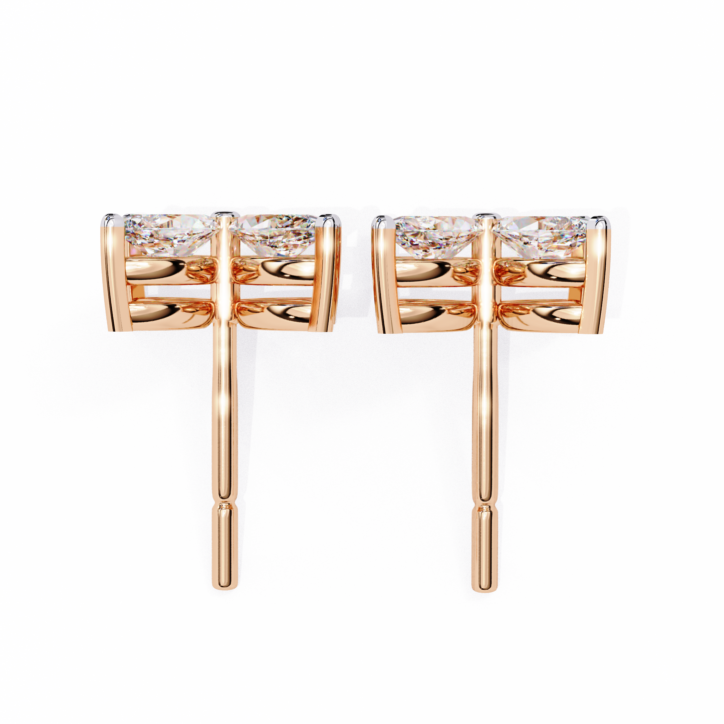 Marquise Mist – Lab Diamond Minimal Earrings