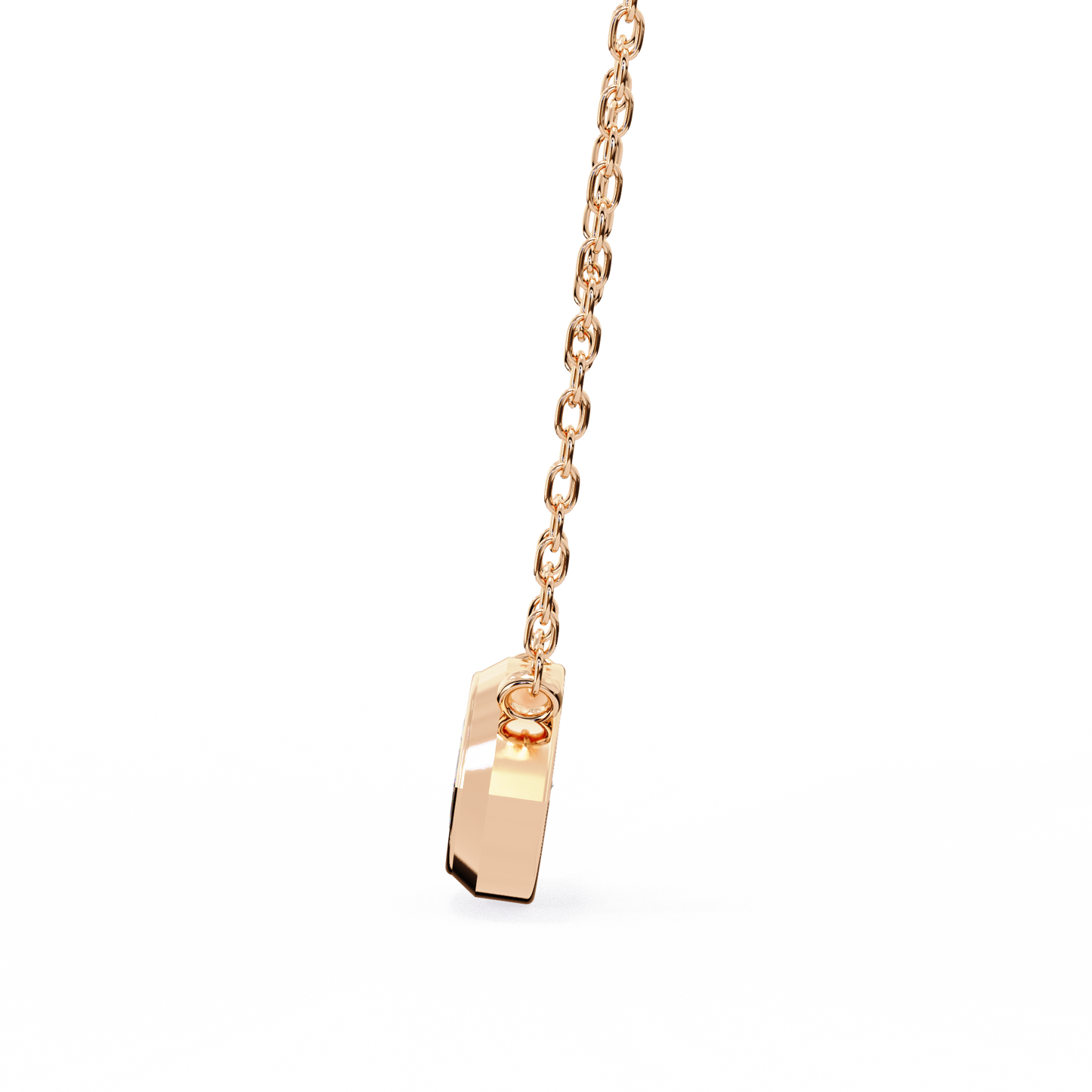 EAST~WEST - Marquise Cut Lab Diamond Pendant Necklace
