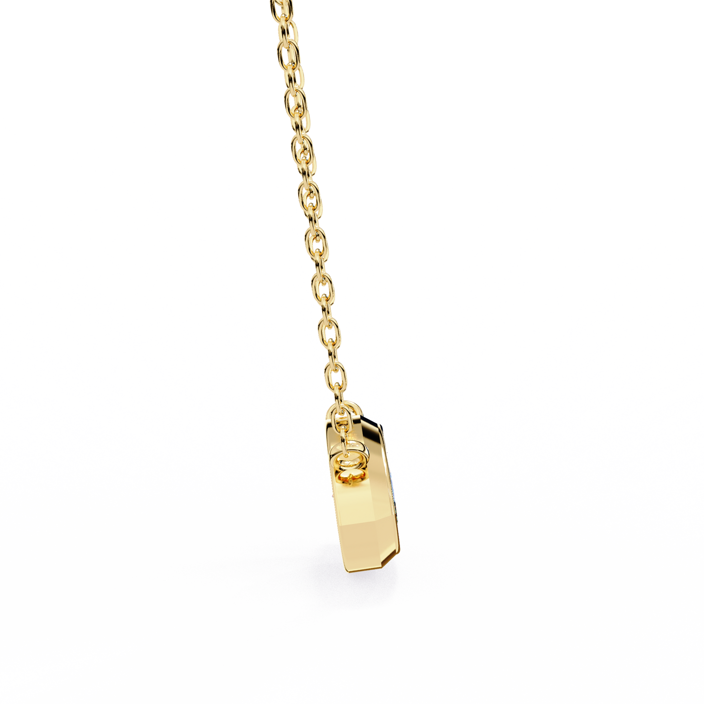 EAST~WEST - Marquise Cut Lab Diamond Pendant Necklace