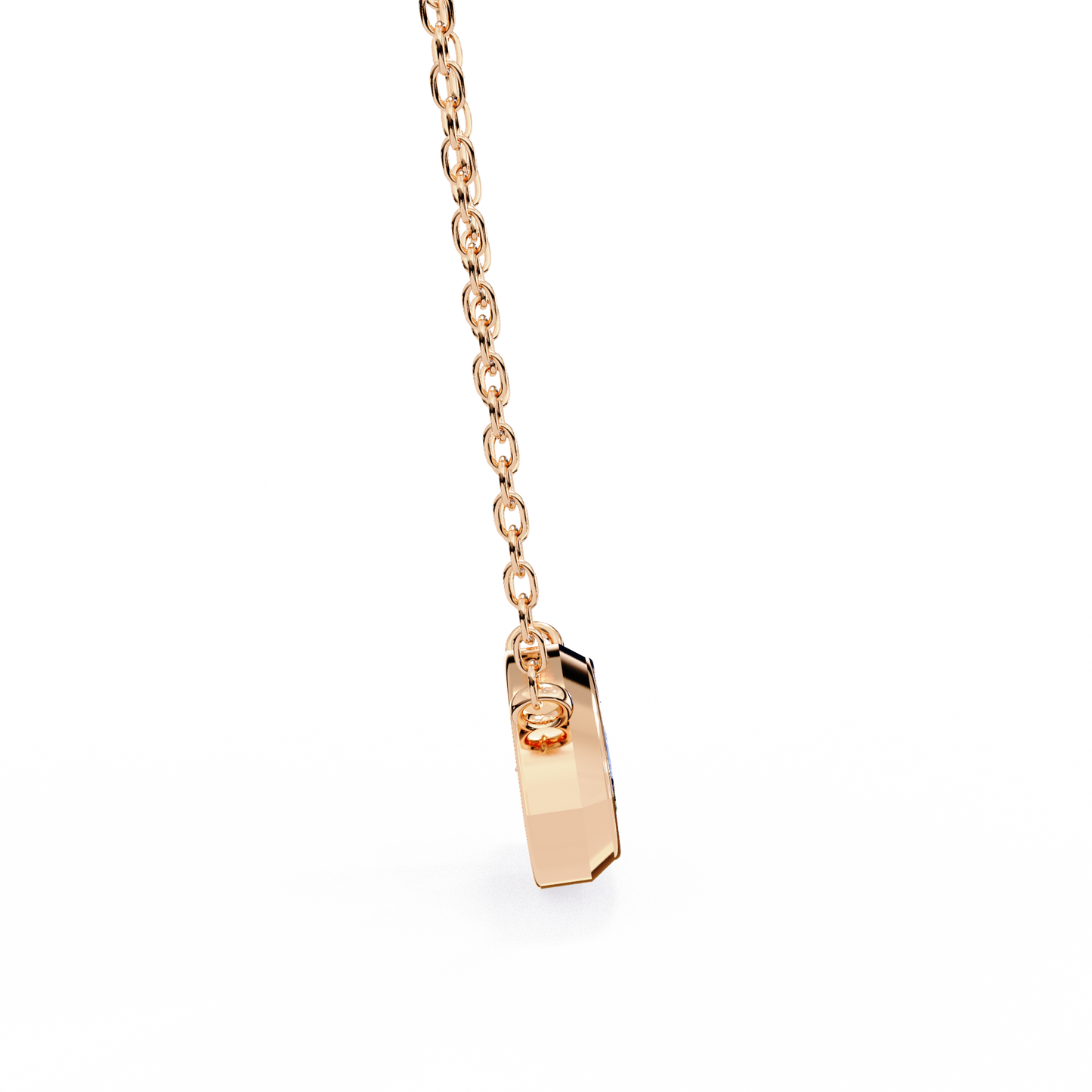 EAST~WEST - Marquise Cut Lab Diamond Pendant Necklace