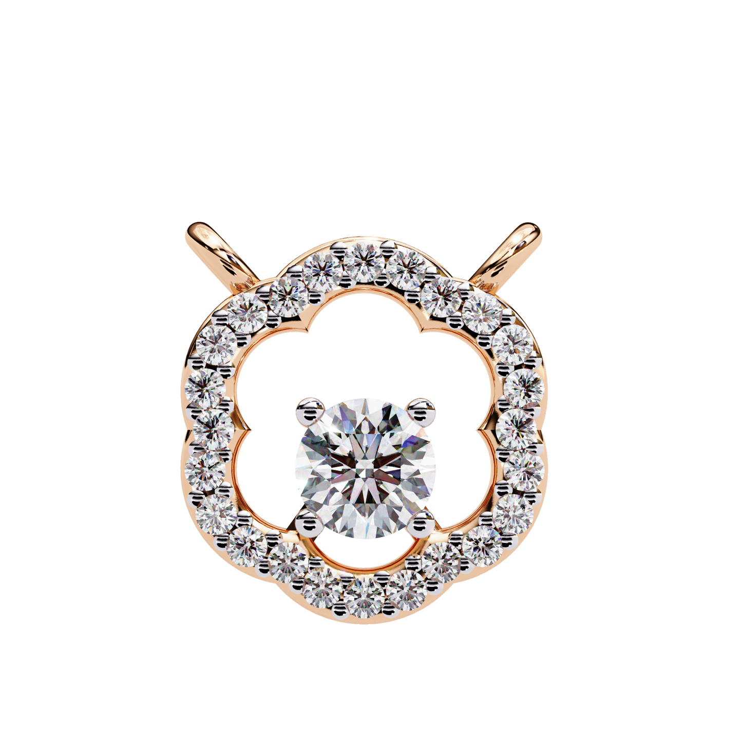 Diamond Drift – Round Lab Diamond Necklace