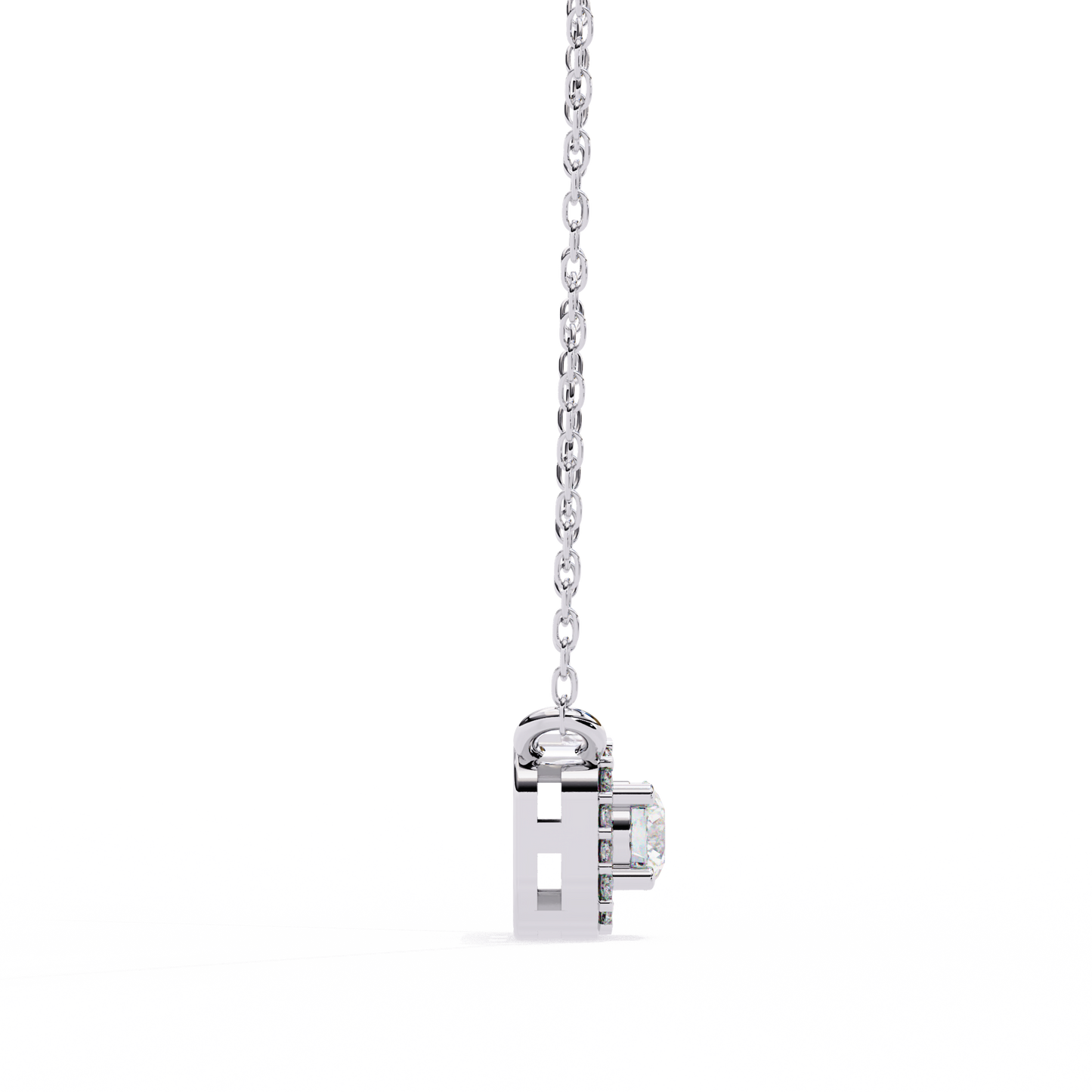 Light Flow – Round Lab Diamond Chain Necklace