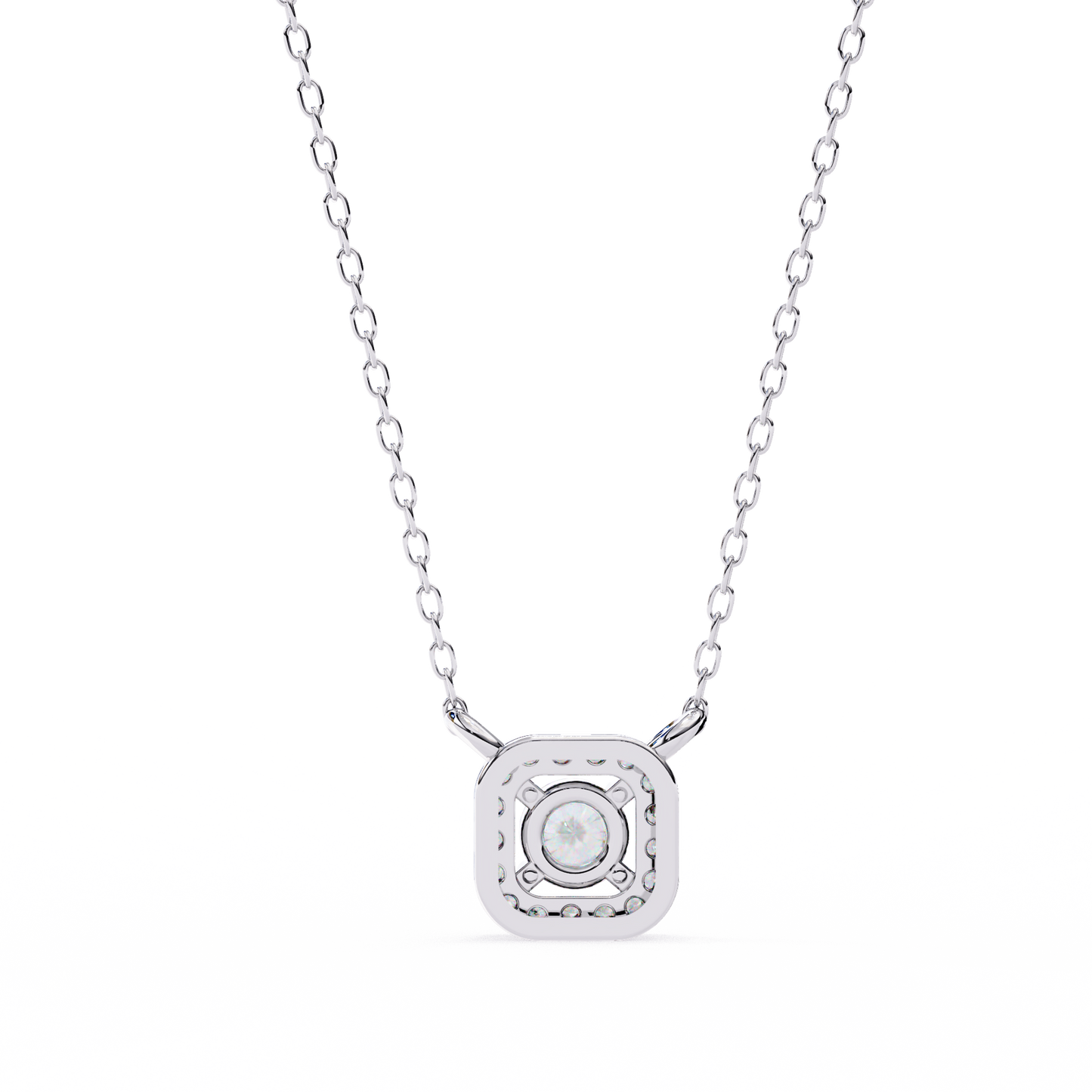 Light Flow – Round Lab Diamond Chain Necklace