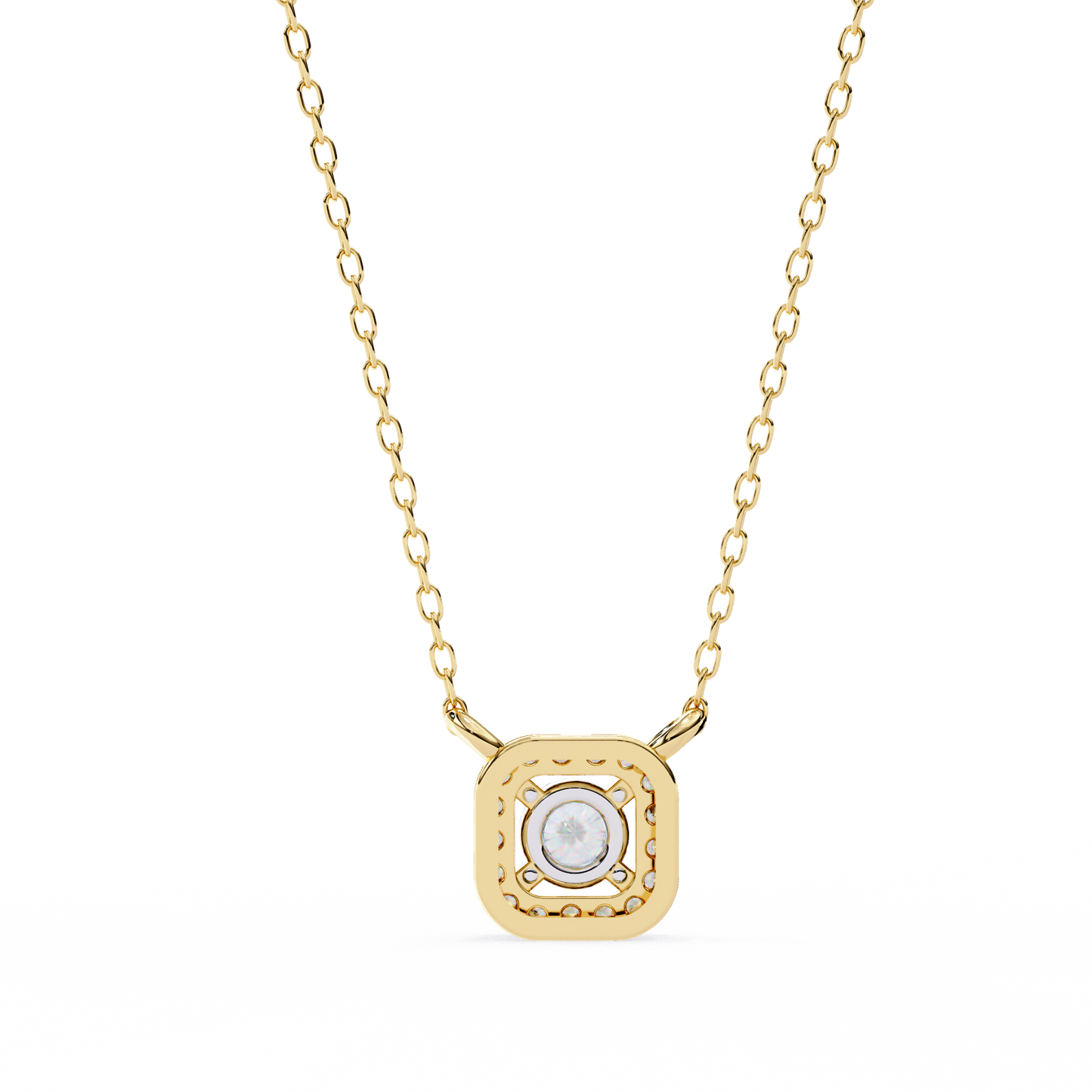 Light Flow – Round Lab Diamond Chain Necklace