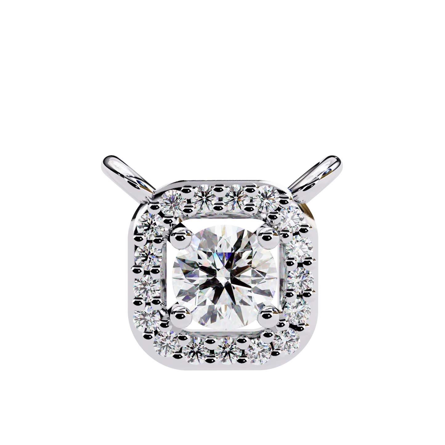 Light Flow – Round Lab Diamond Chain Necklace