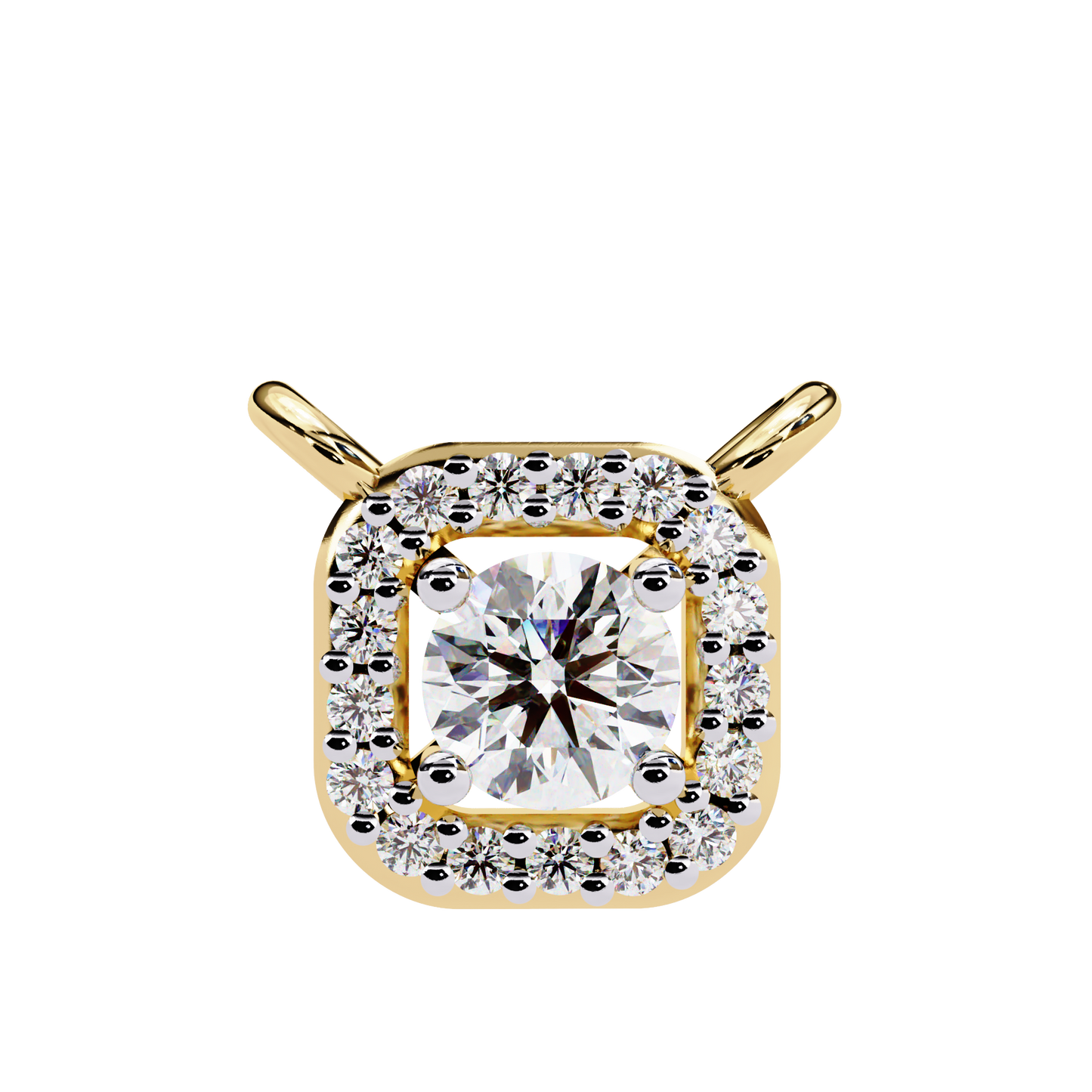 Light Flow – Round Lab Diamond Chain Necklace
