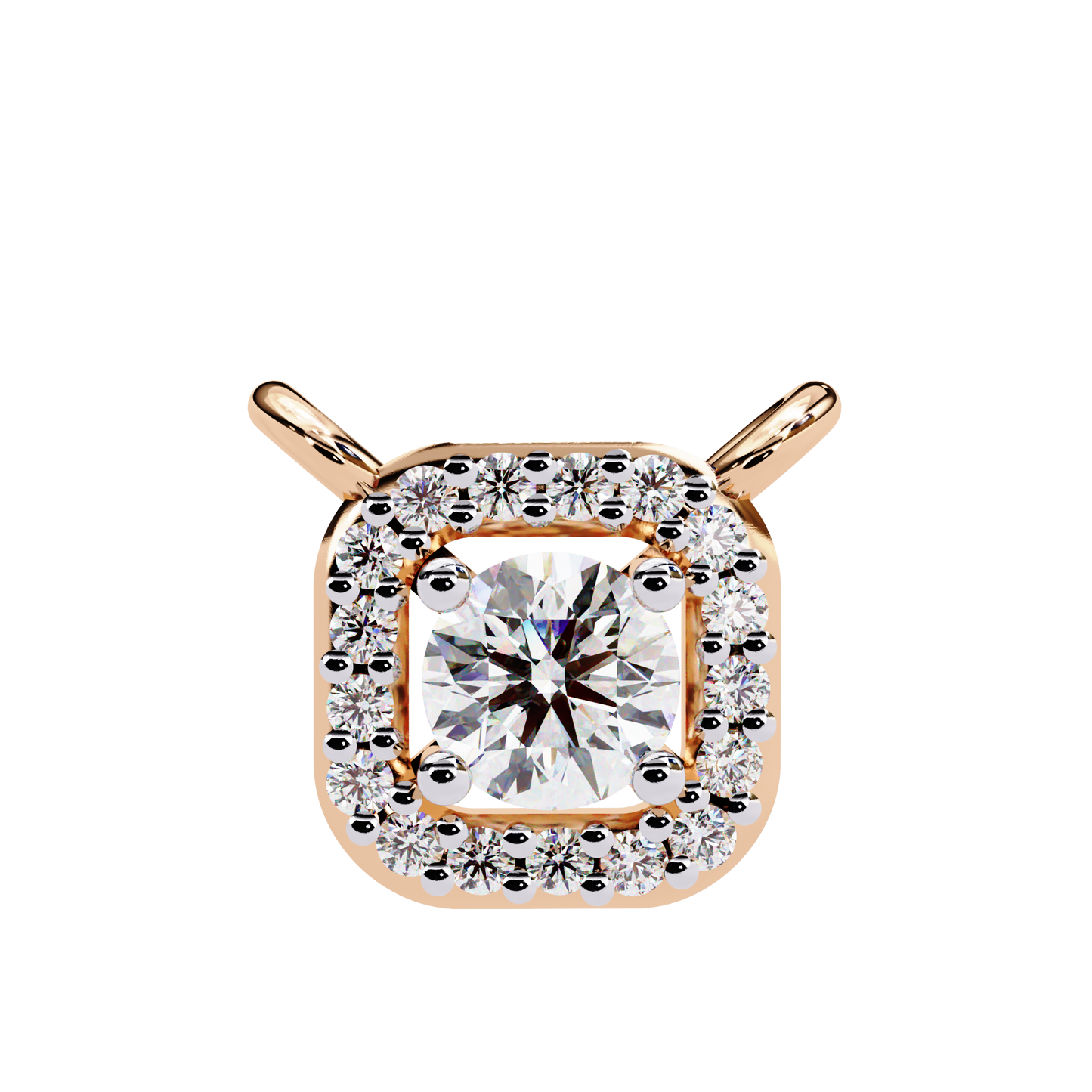 Light Flow – Round Lab Diamond Chain Necklace