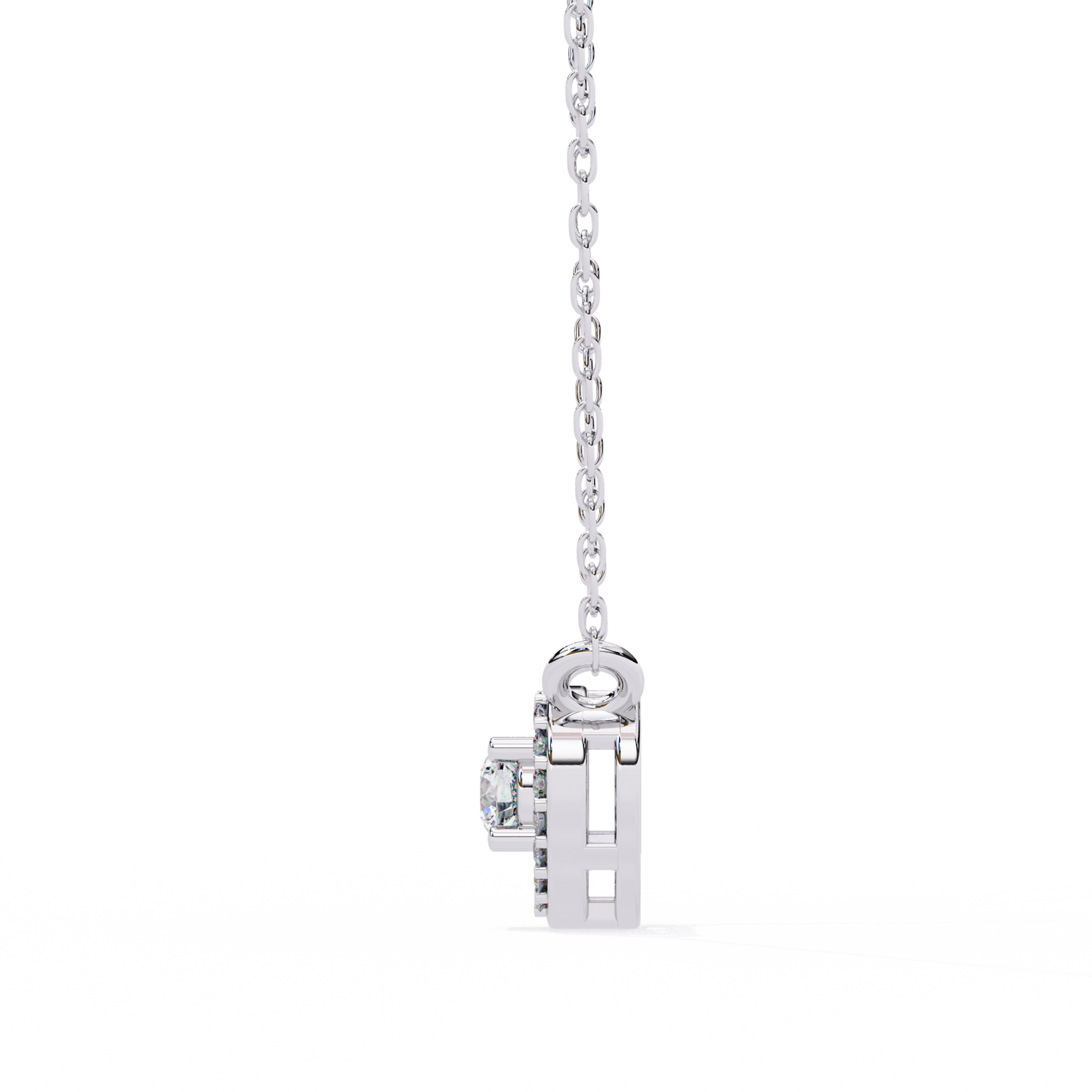 Diamond Dash – Lab Diamond Mini Bar Necklace