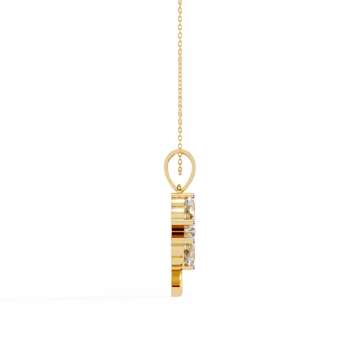 Sweetheart Shine – Heart Lab Diamond Pendant