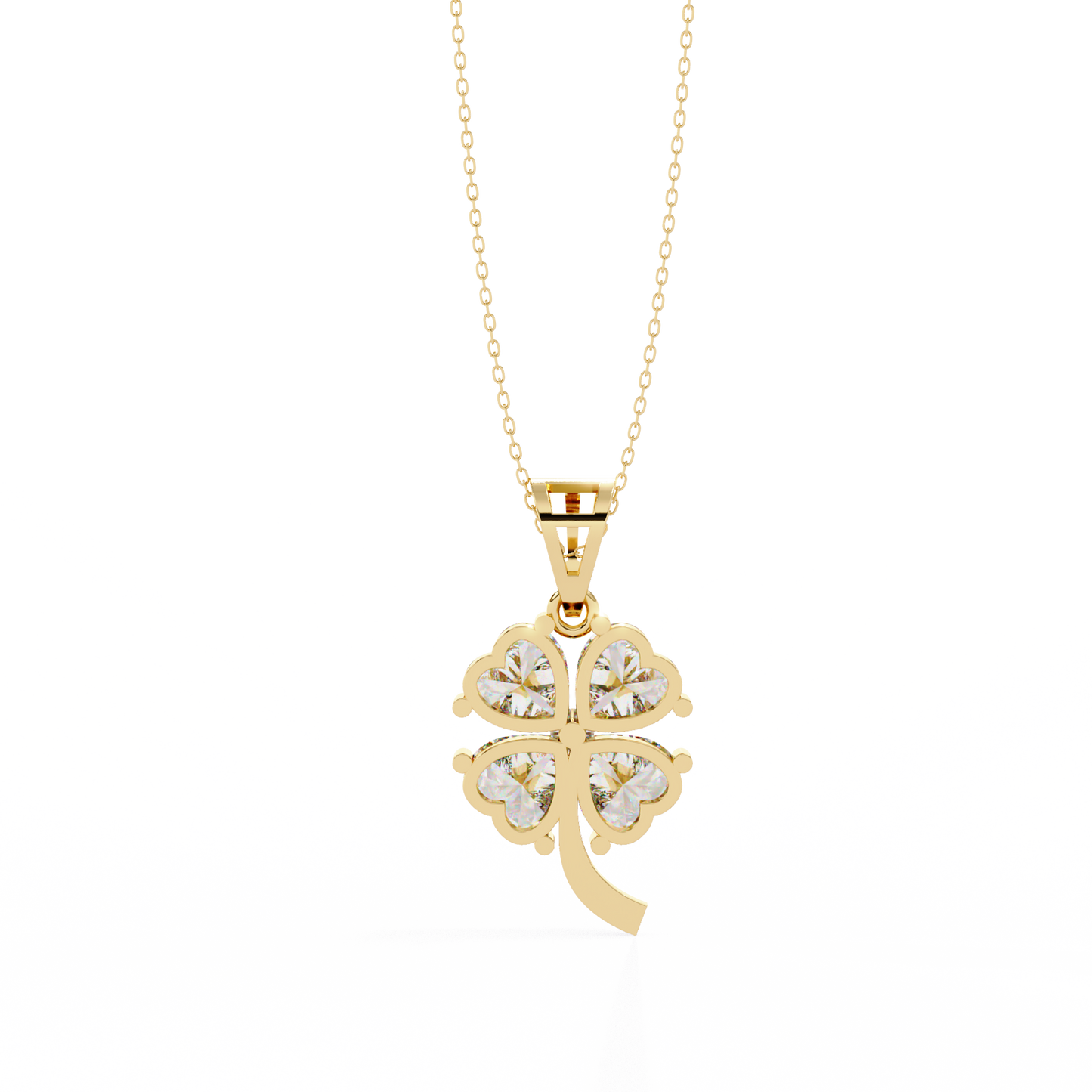 Sweetheart Shine – Heart Lab Diamond Pendant