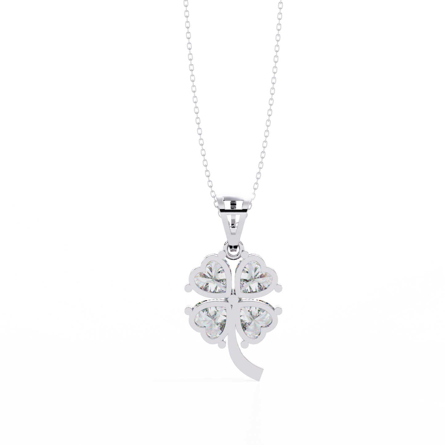 Sweetheart Shine – Heart Lab Diamond Pendant