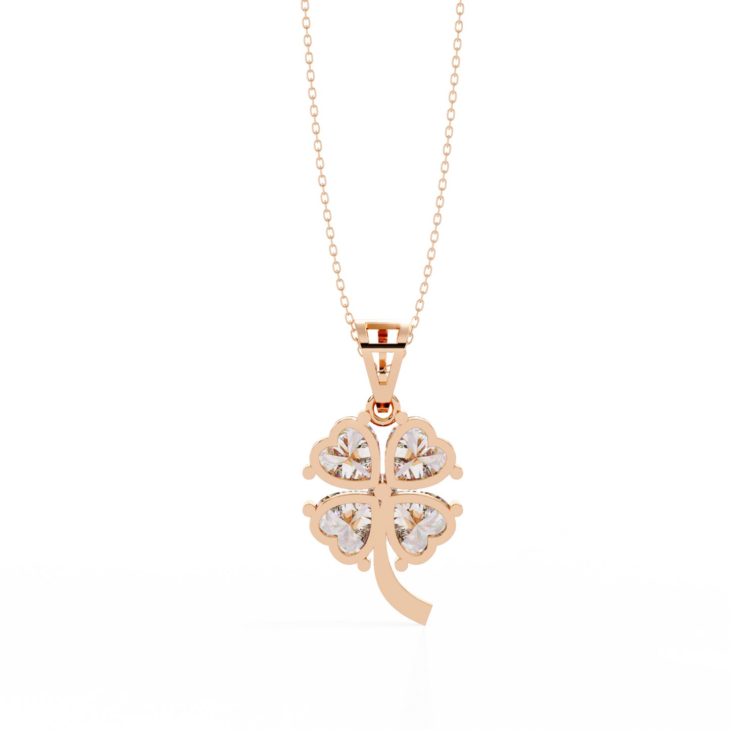 Sweetheart Shine – Heart Lab Diamond Pendant