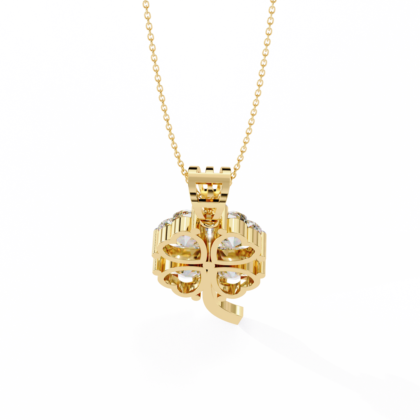 Sweetheart Shine – Heart Lab Diamond Pendant