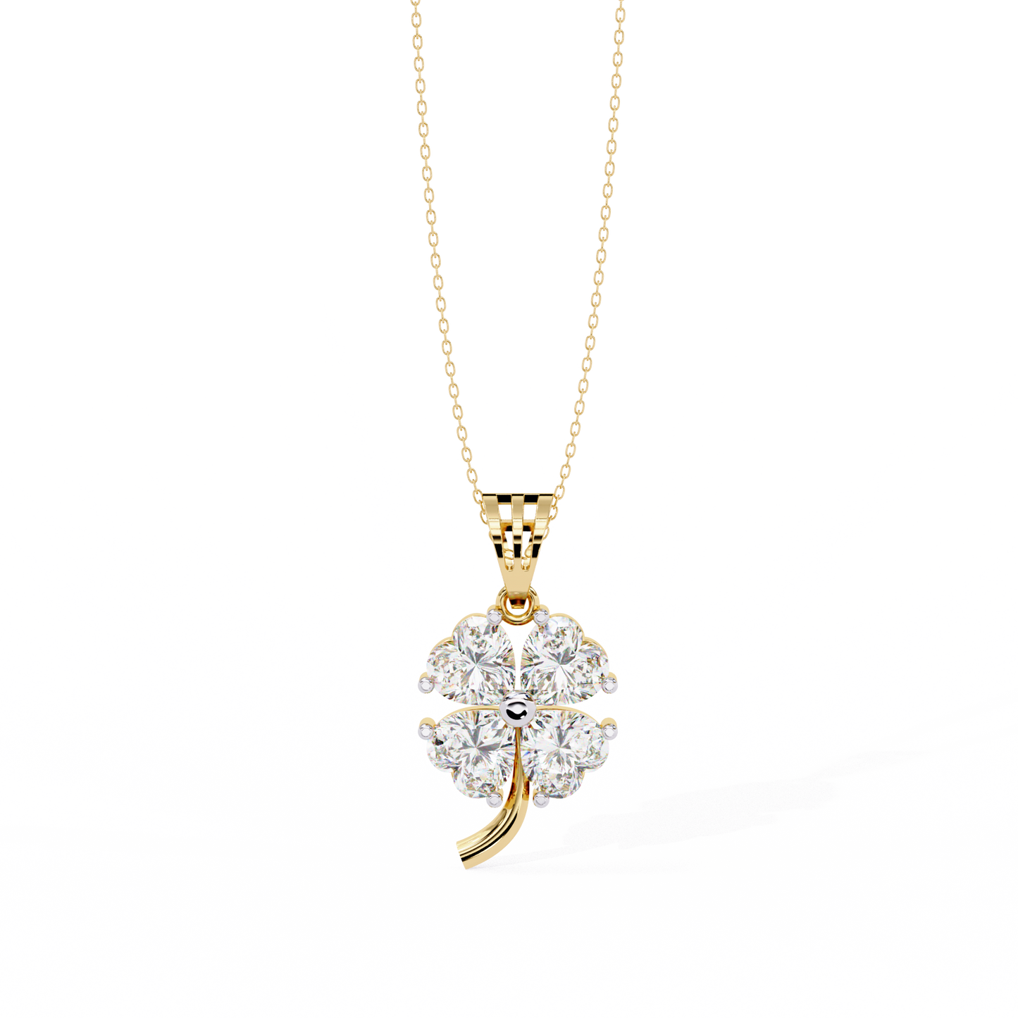Sweetheart Shine – Heart Lab Diamond Pendant