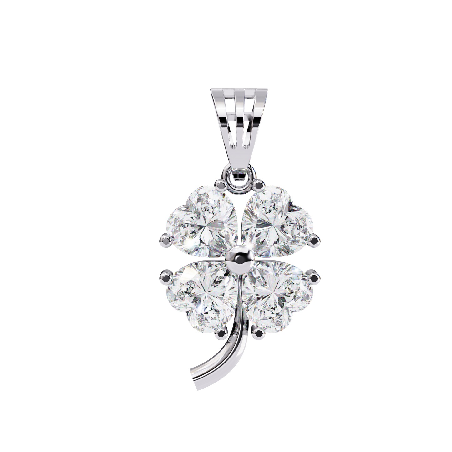 Sweetheart Shine – Heart Lab Diamond Pendant