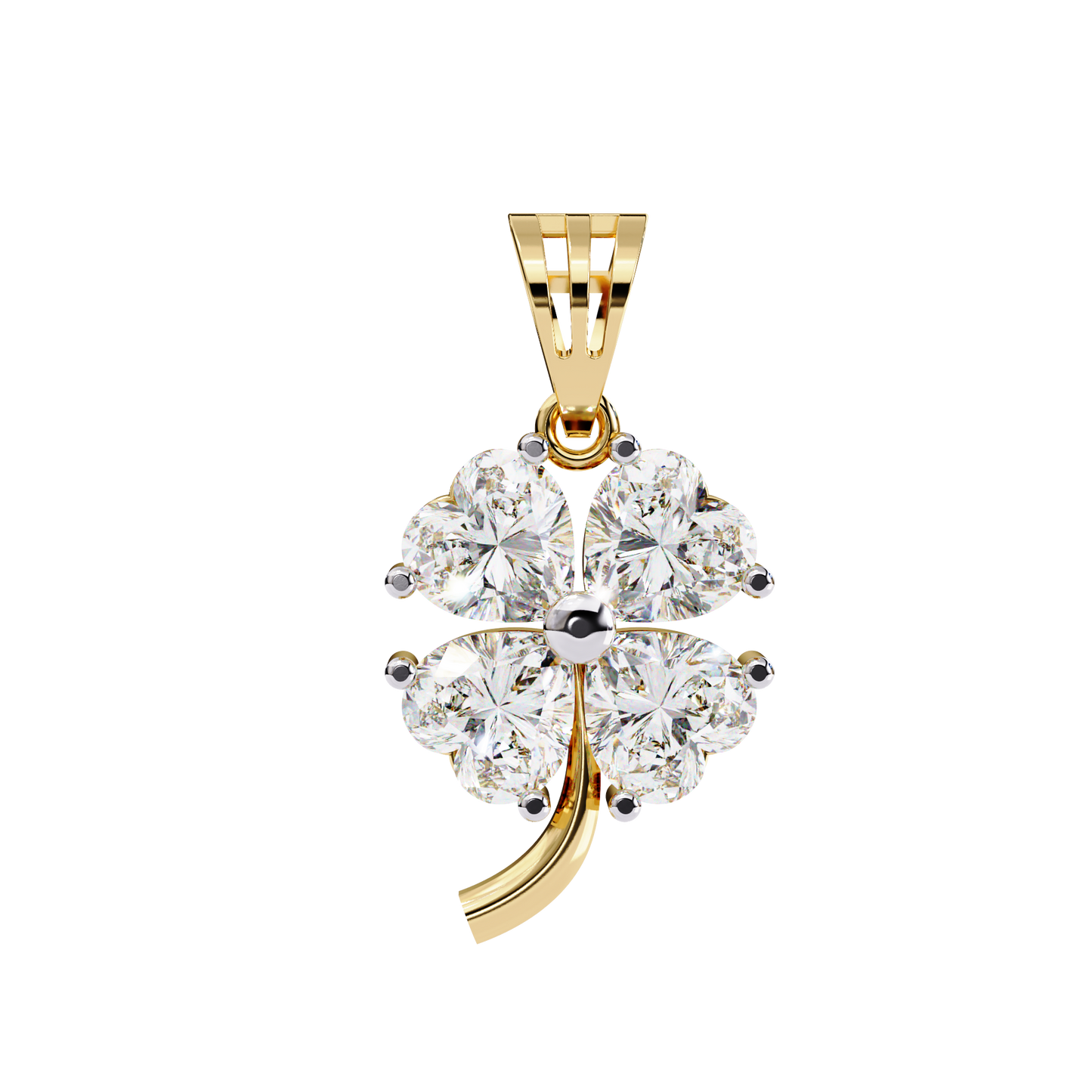 Sweetheart Shine – Heart Lab Diamond Pendant