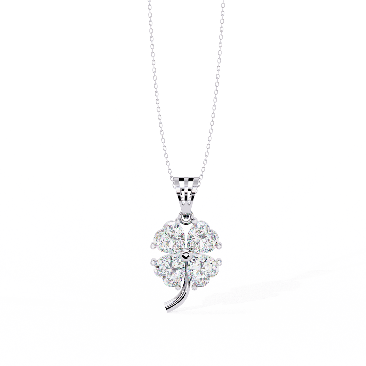 Sweetheart Shine – Heart Lab Diamond Pendant