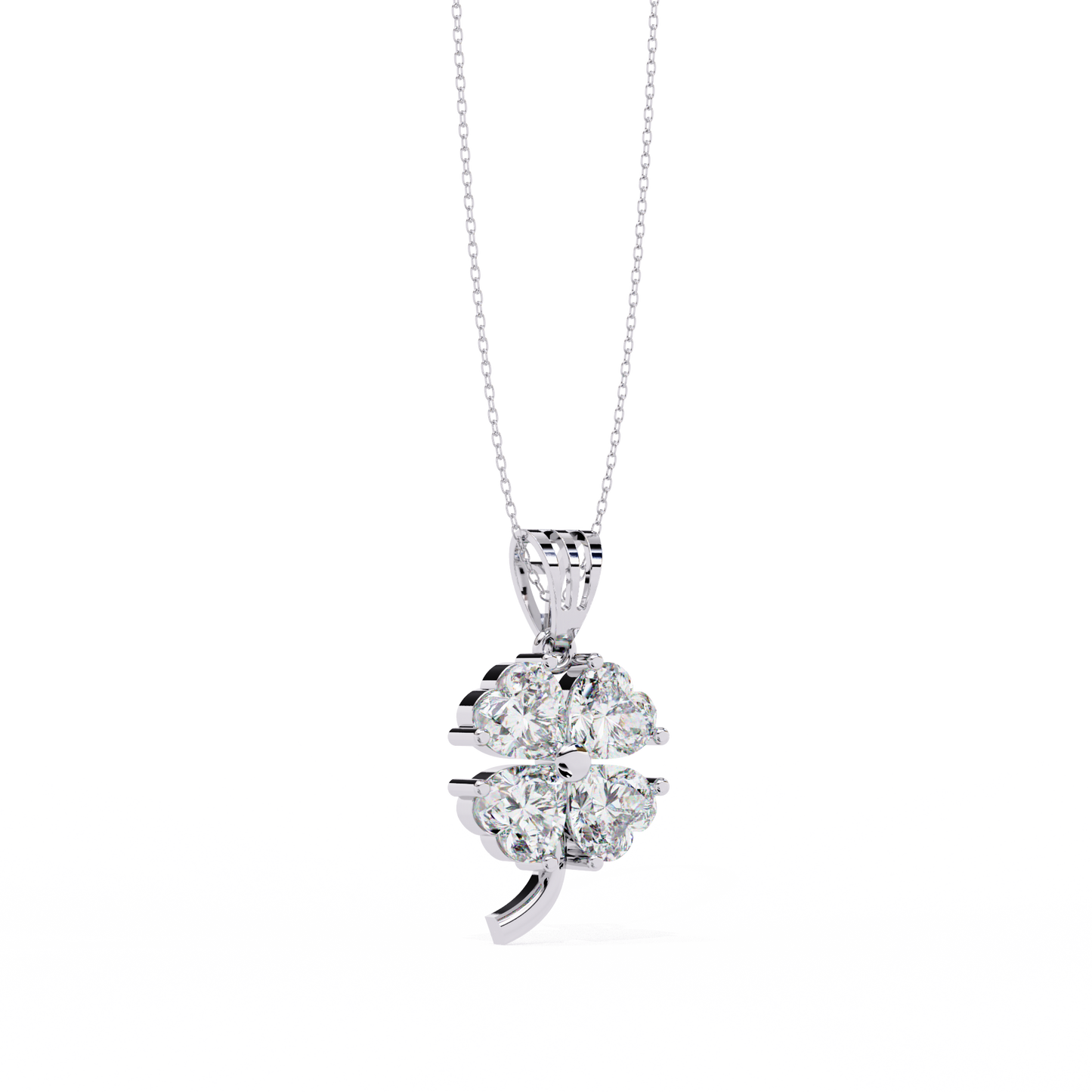 Sweetheart Shine – Heart Lab Diamond Pendant