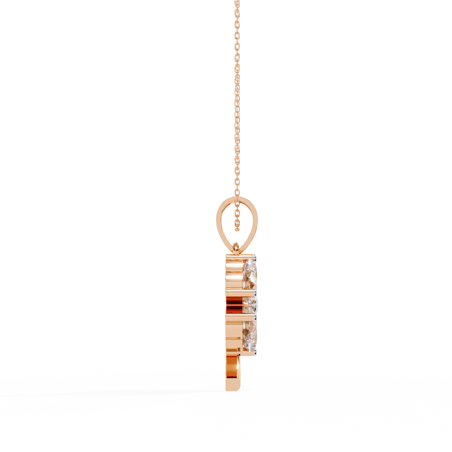Sweetheart Shine – Heart Lab Diamond Pendant